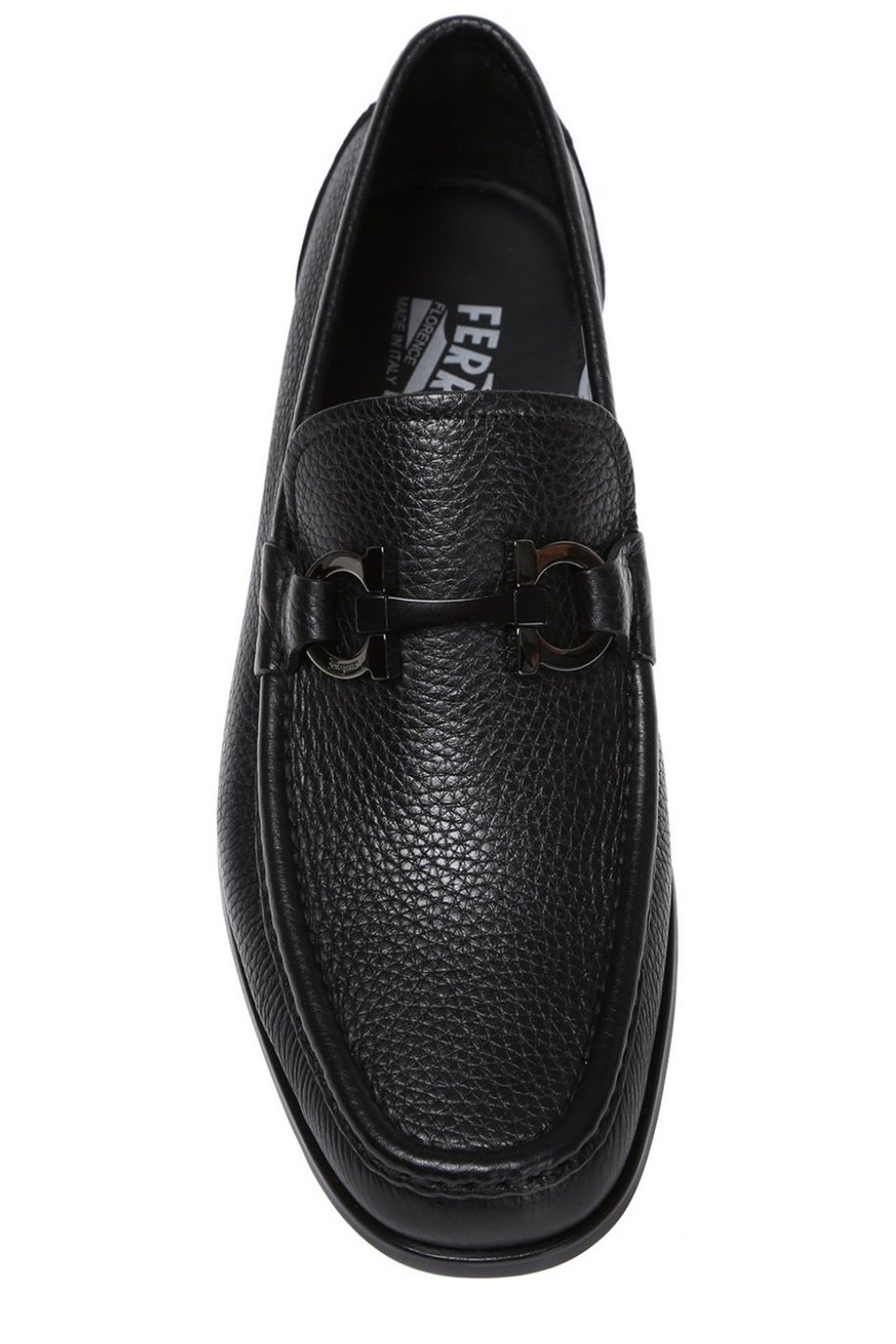 Ferragamo Gancini Ornament Moccasins