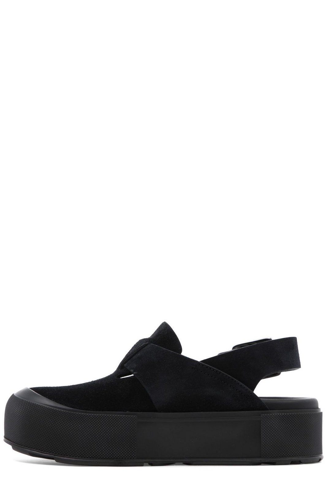 Alexander McQueen Buckle-Fastened Round-Toe Sandals 3 Alexander McQueen Buckle-Fastened Round-Toe Sandals