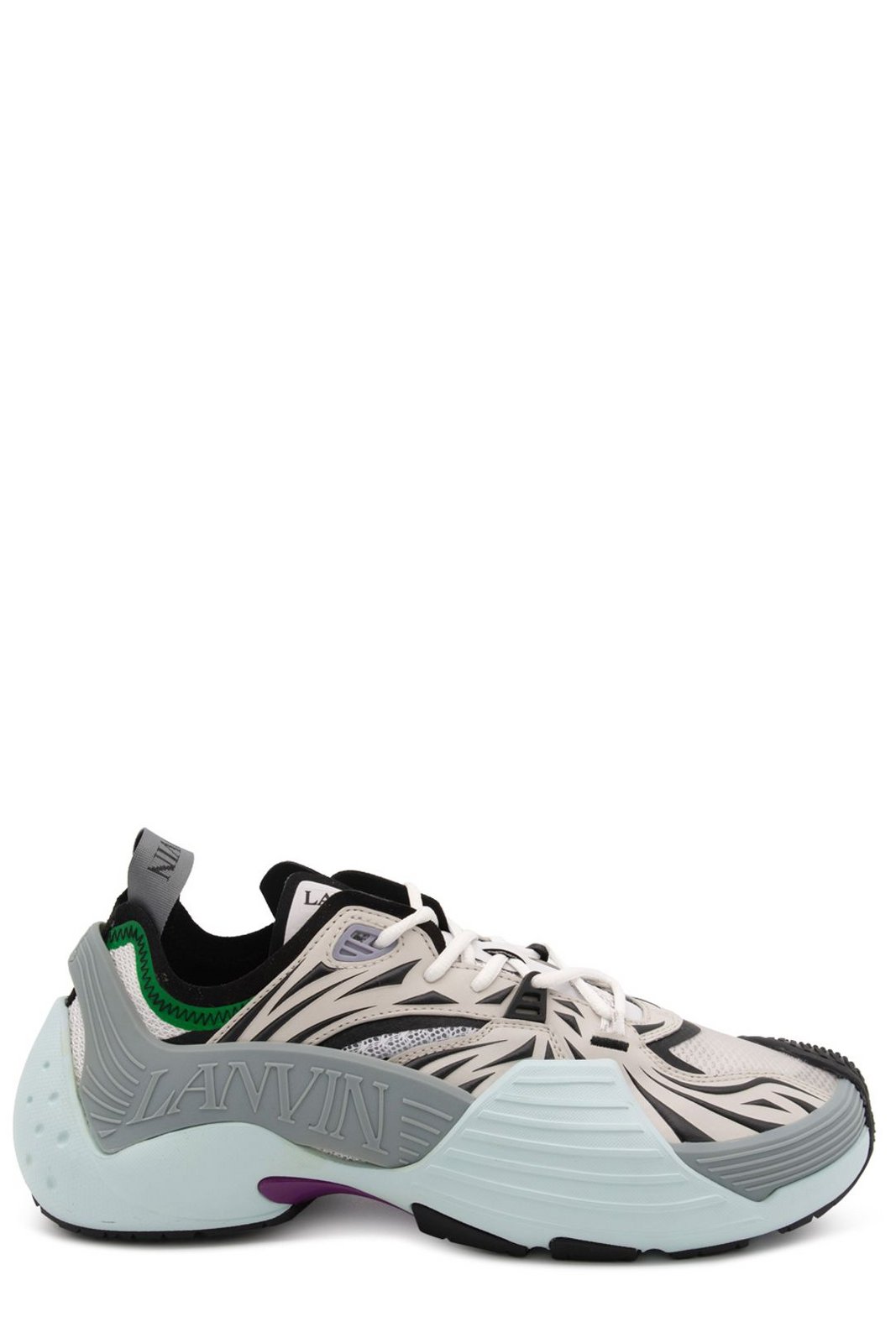 Lanvin Flash-X Lace-Up Sneakers