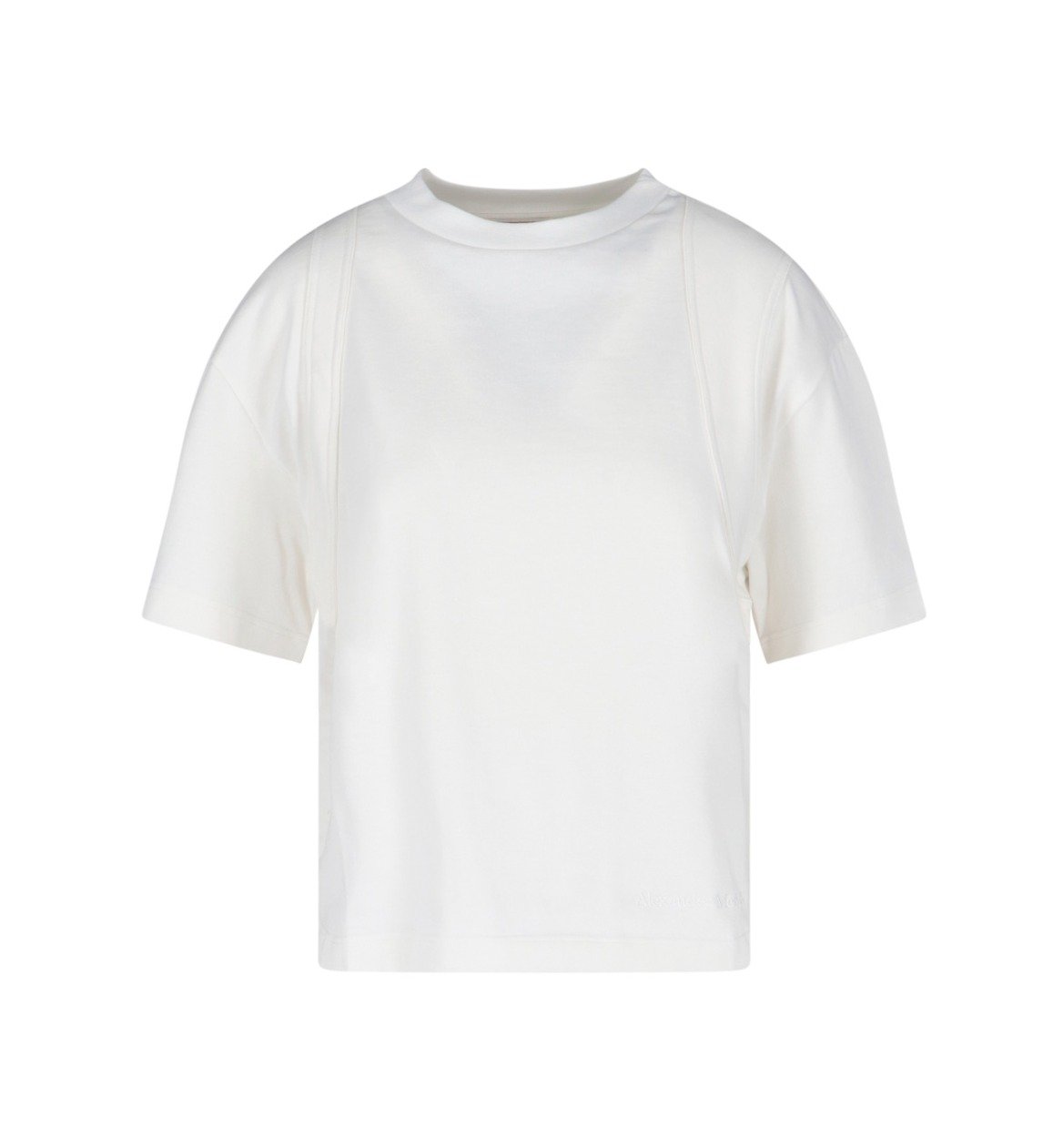 Alexander McQueen Seam-Detailed Crewneck T-Shirt