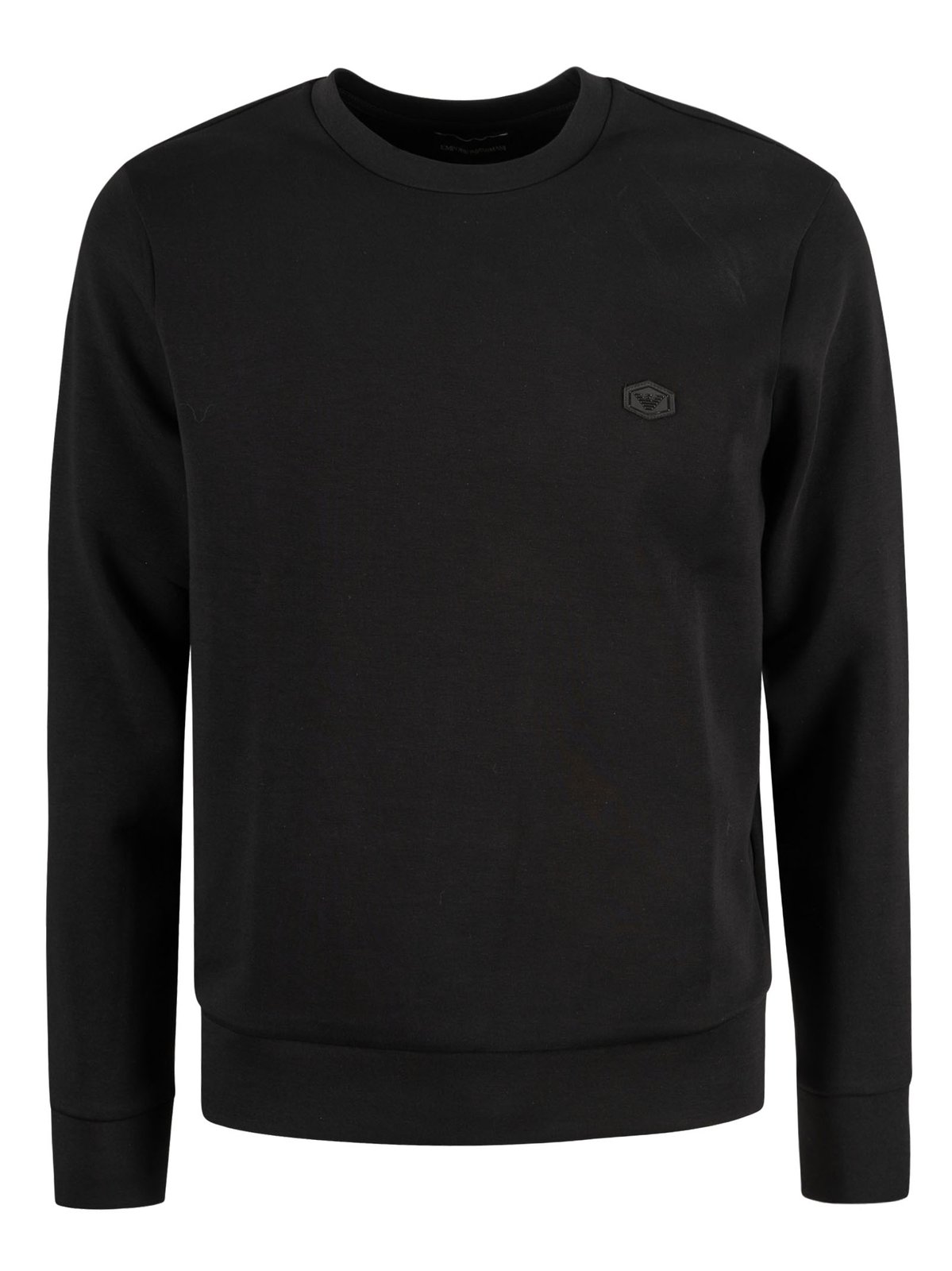 Emporio Armani Logo Patch Crewneck Sweatshirt