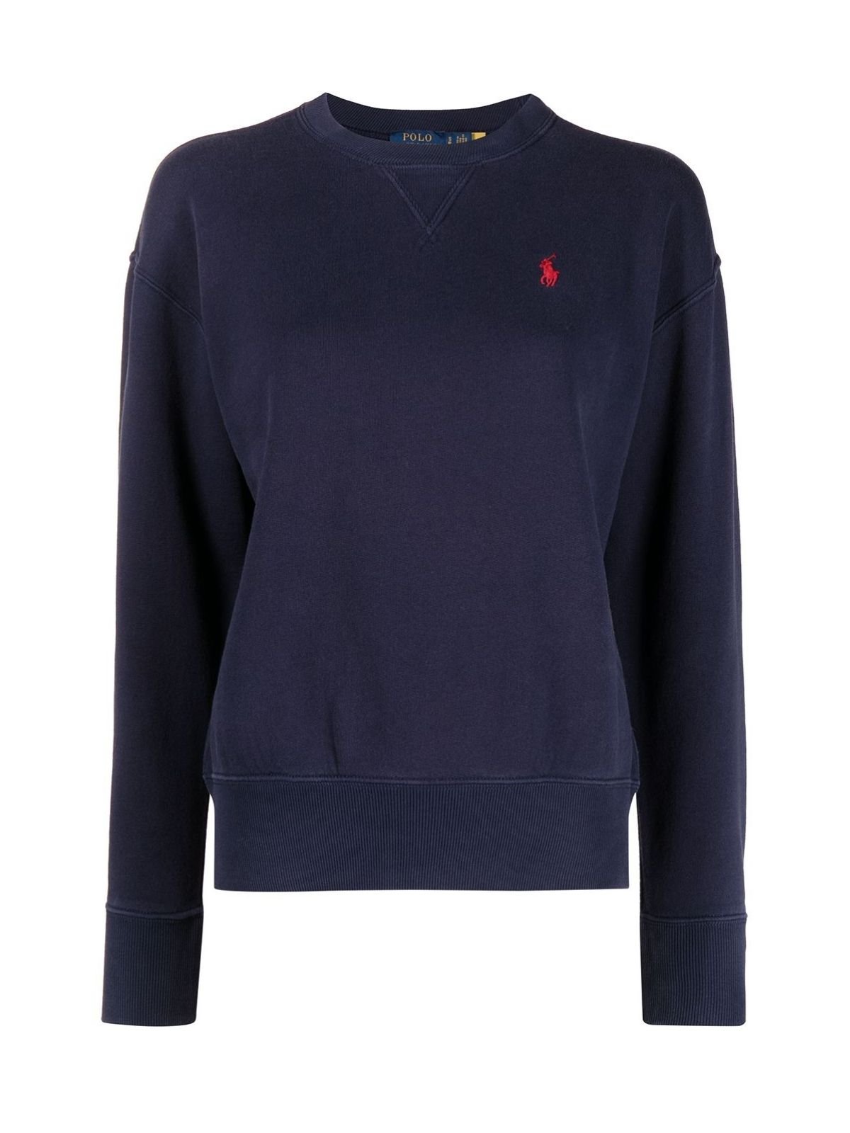 Polo Ralph Lauren Sweatshirt mit Rundhalsausschnitt und Pony-Stickerei