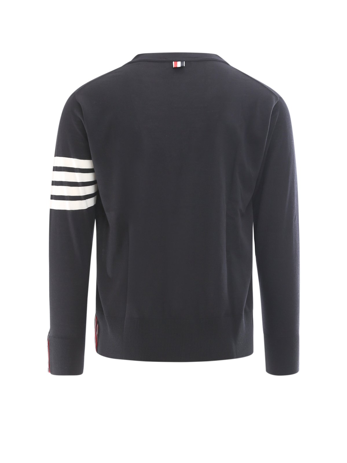 Thom Browne 4-Streifen-Strickjacke mit V-Ausschnitt