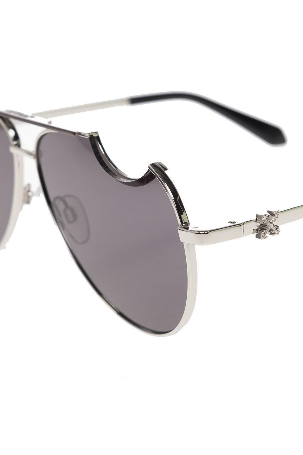 Off-White Dallas Cut-Out Pilotensonnenbrille