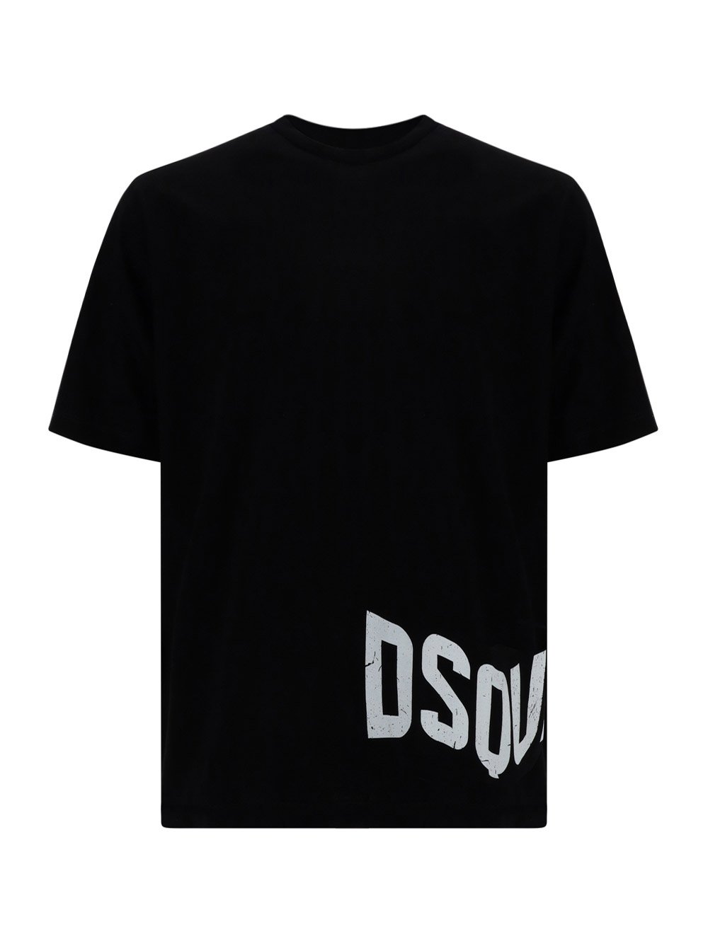 T-Shirt mit Rundhalsausschnitt und Dsquared2-Logodruck