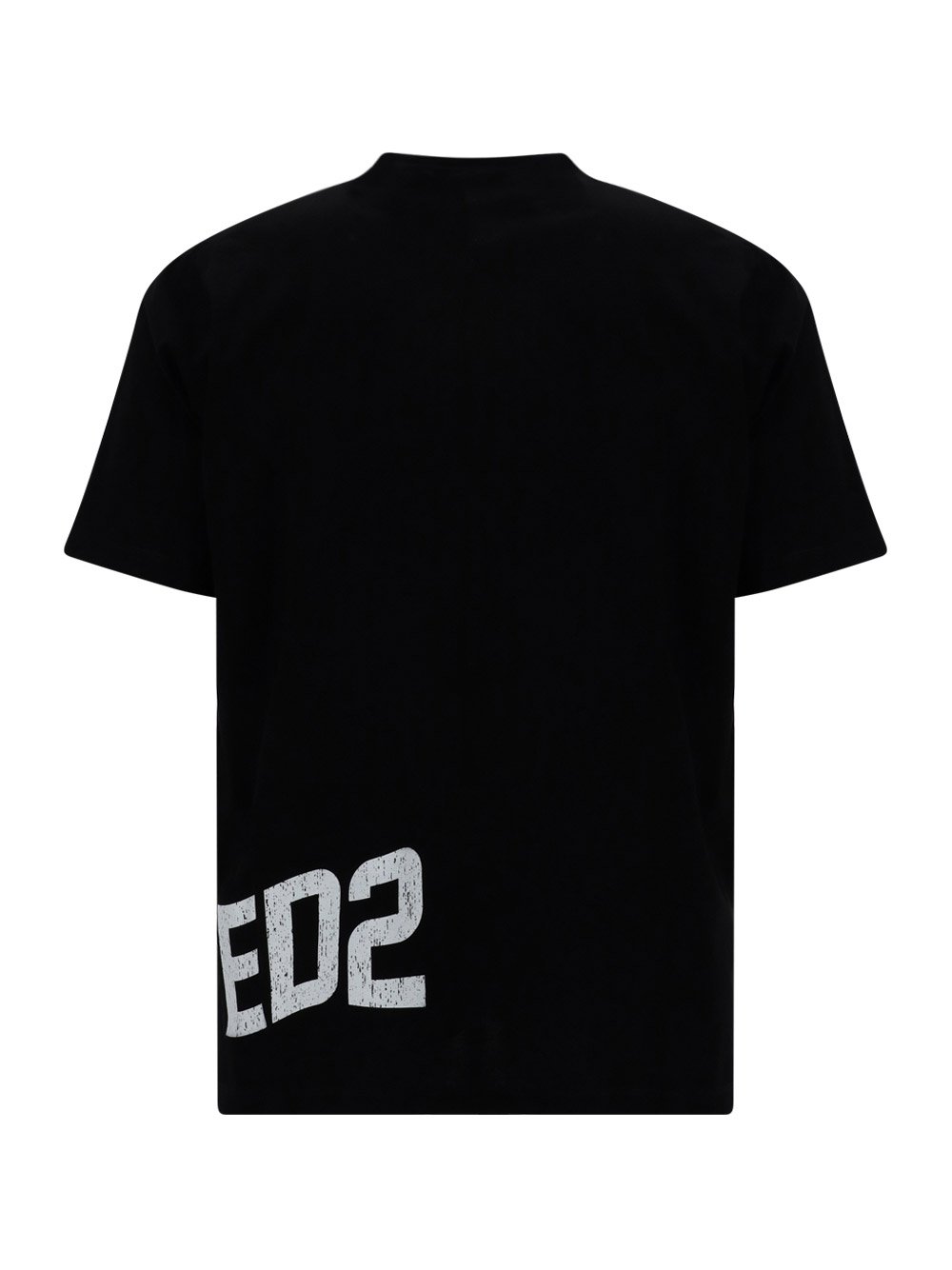 T-Shirt mit Rundhalsausschnitt und Dsquared2-Logodruck