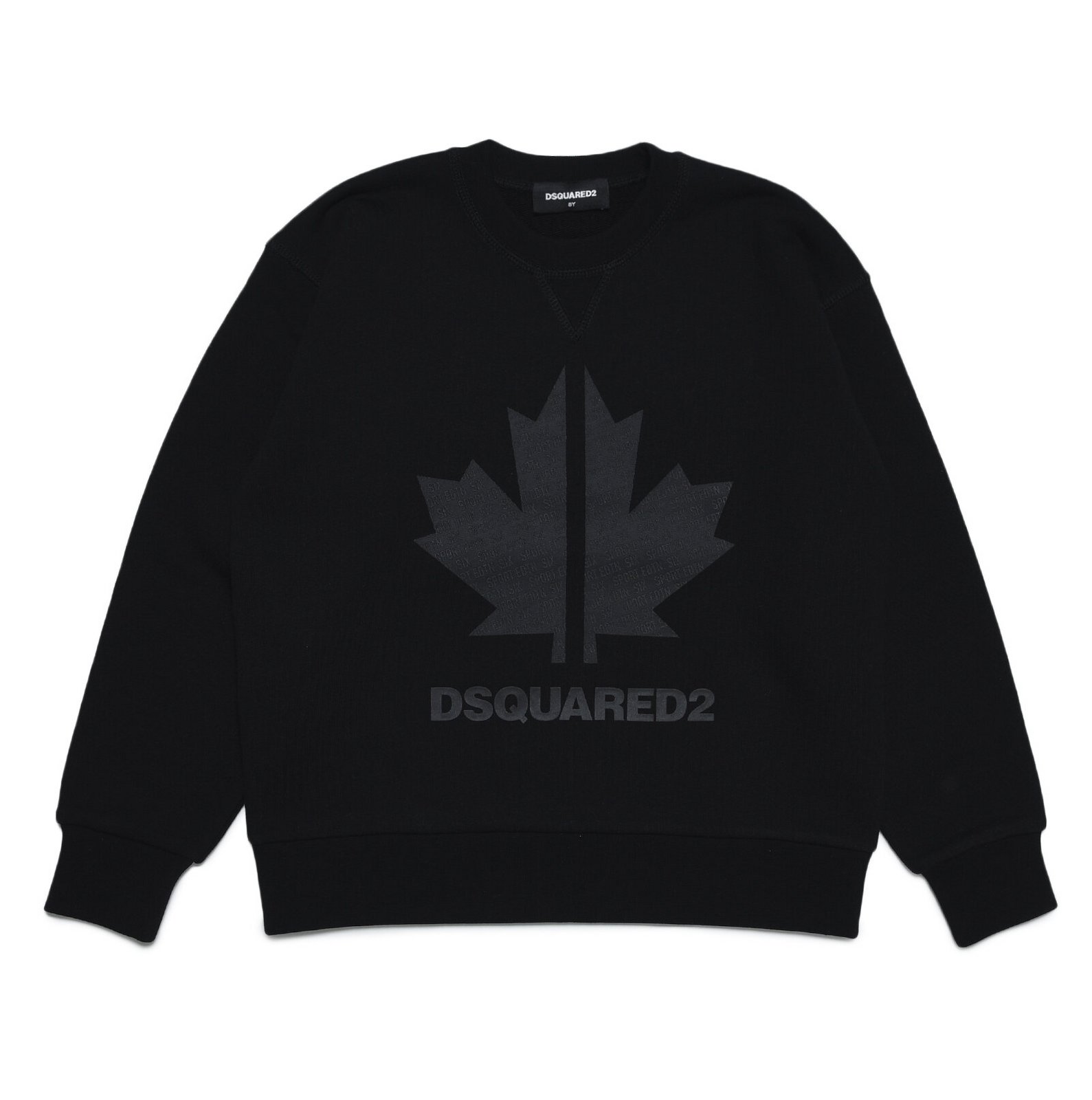 Dsquared2 Kinder-Sweatshirt mit Rundhalsausschnitt und Logo-Aufdruck