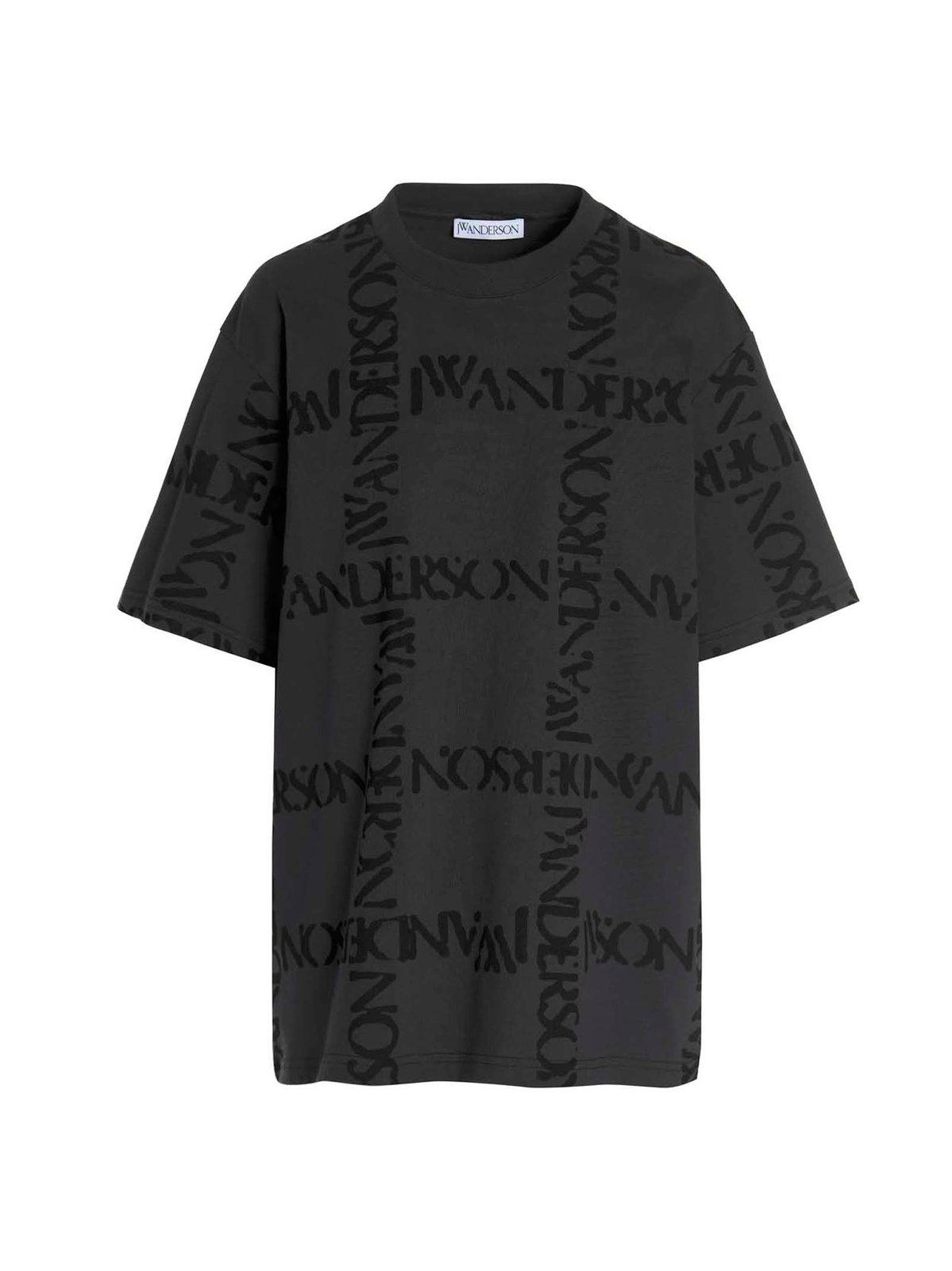 T-Shirt mit Rundhalsausschnitt und JW Anderson-Logo