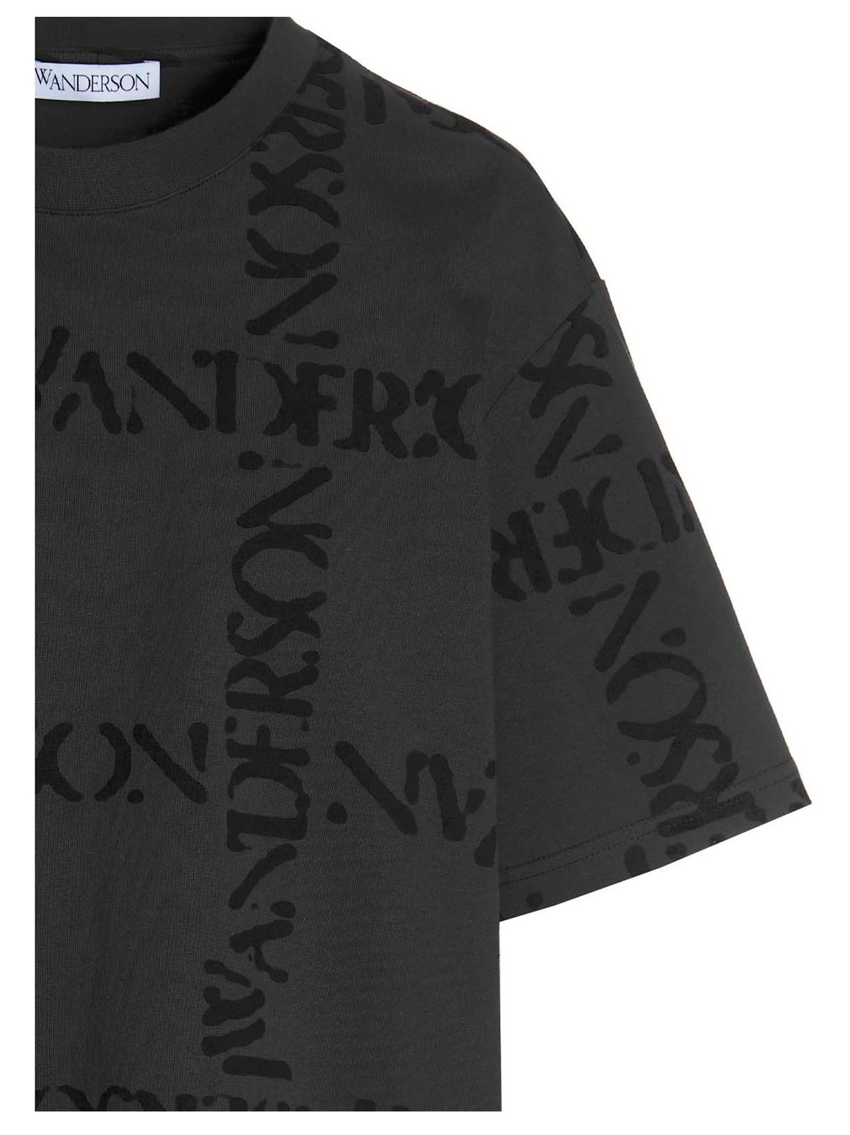 T-Shirt mit Rundhalsausschnitt und JW Anderson-Logo