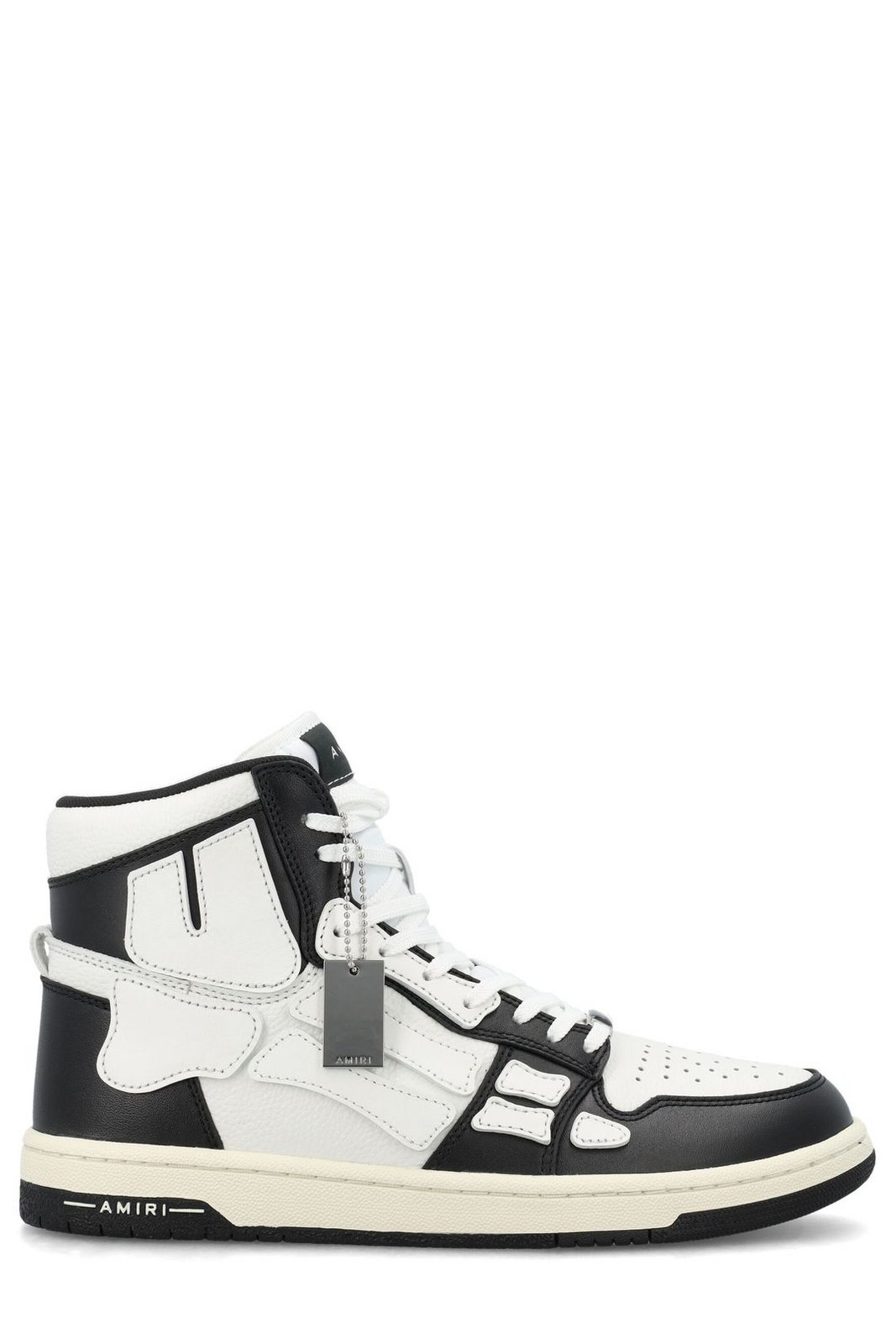 Amiri Skel Panelled High-Top Lace-Up Sneakers