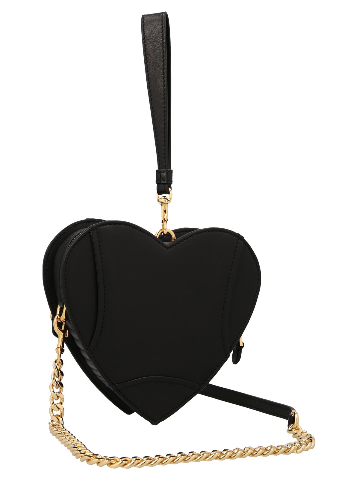 Moschino Small Heart Biker Bag