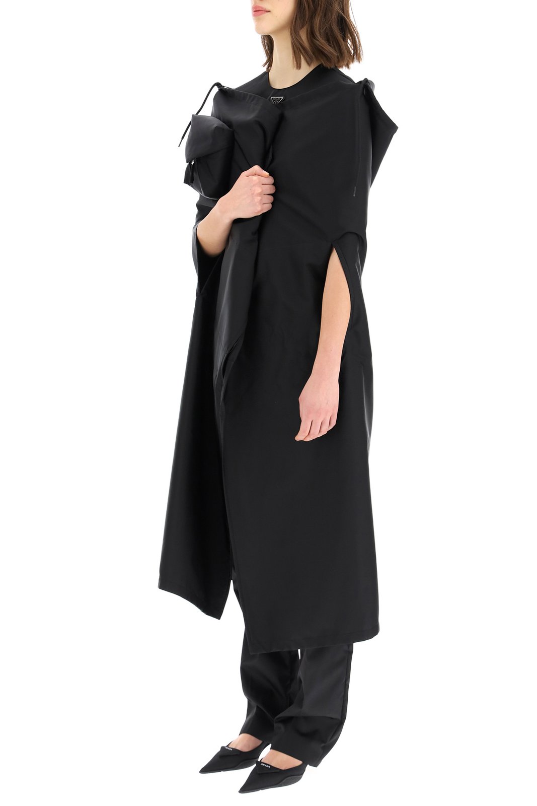 Prada Re-Nylon Gabardine Cape 6 Prada Re-Nylon Gabardine Cape