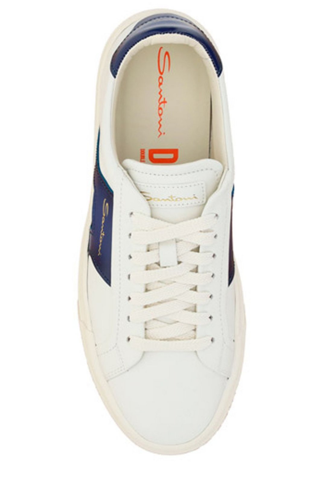 Santoni Double Buckled Lace-Up Sneakers