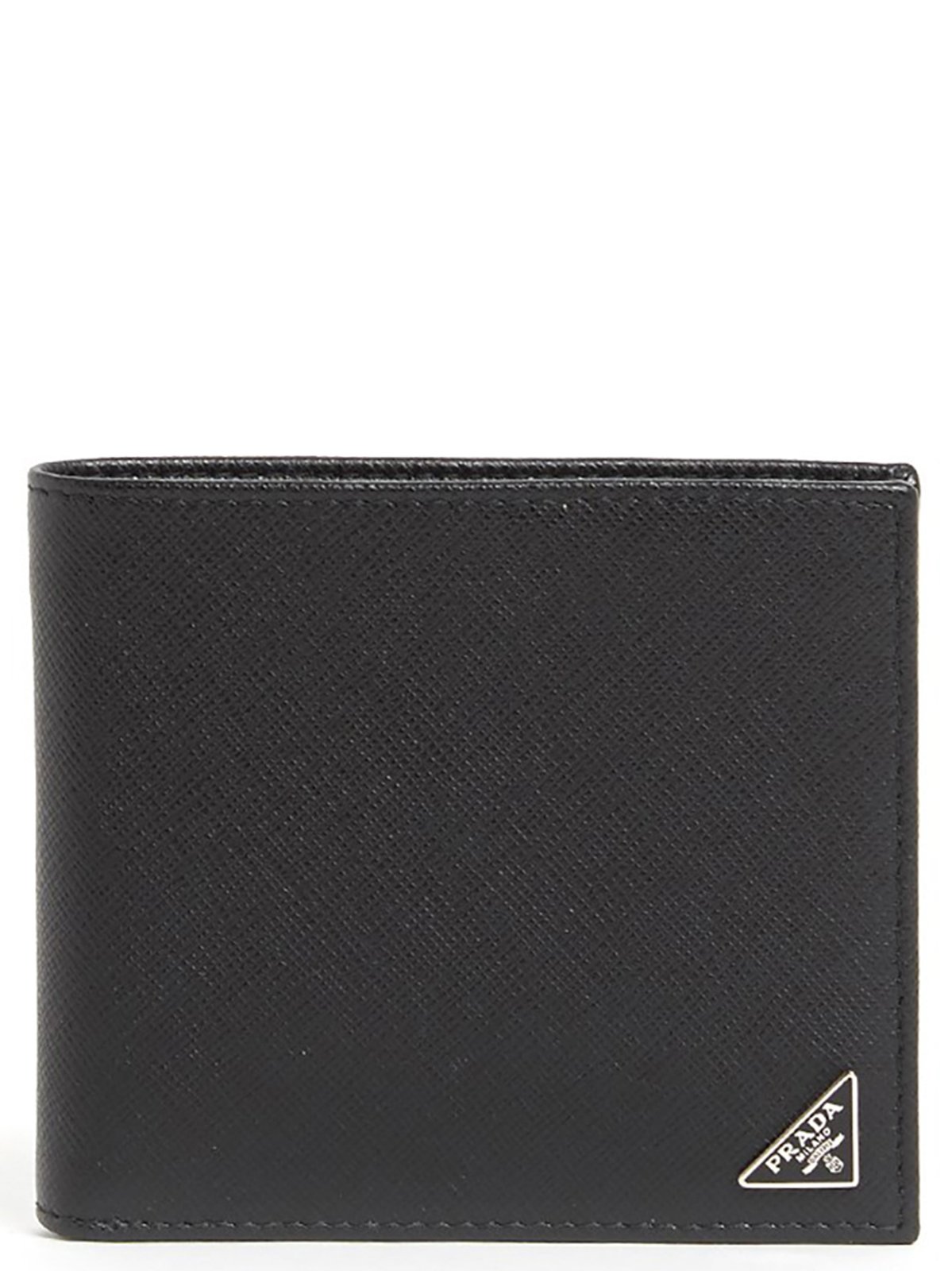 Prada Triangle Logo Bifold Wallet
