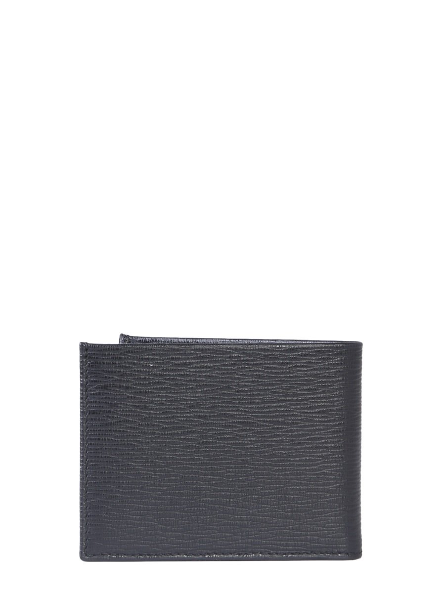 Ferragamo Gancini Logo Plaque Bi-Fold Wallet