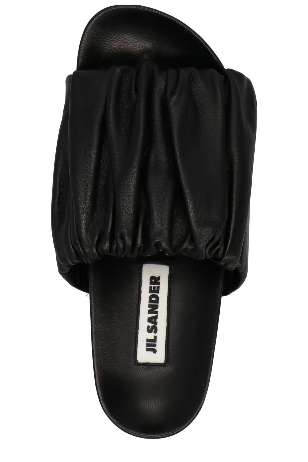 Jil Sander Ruched Slip-On Sandals