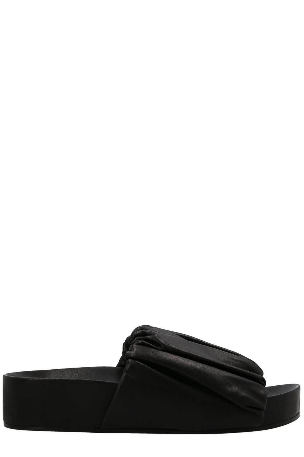 Jil Sander Ruched Slip-On Sandals