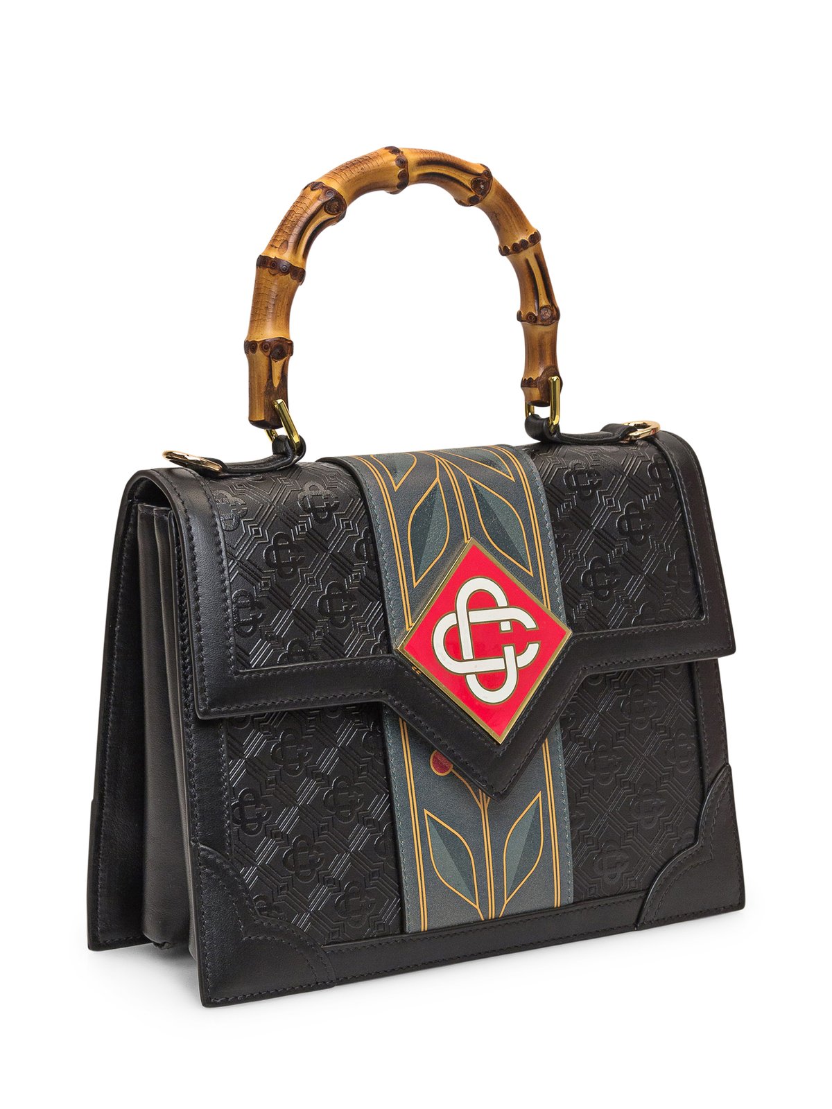 Casablanca Jeanne Logo Patch Top Handle Bag 4 Casablanca Jeanne Logo Patch Top Handle Bag