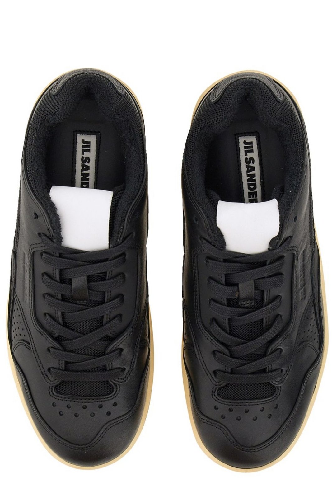 Jil Sander Round-Toe Lace-Up Sneakers
