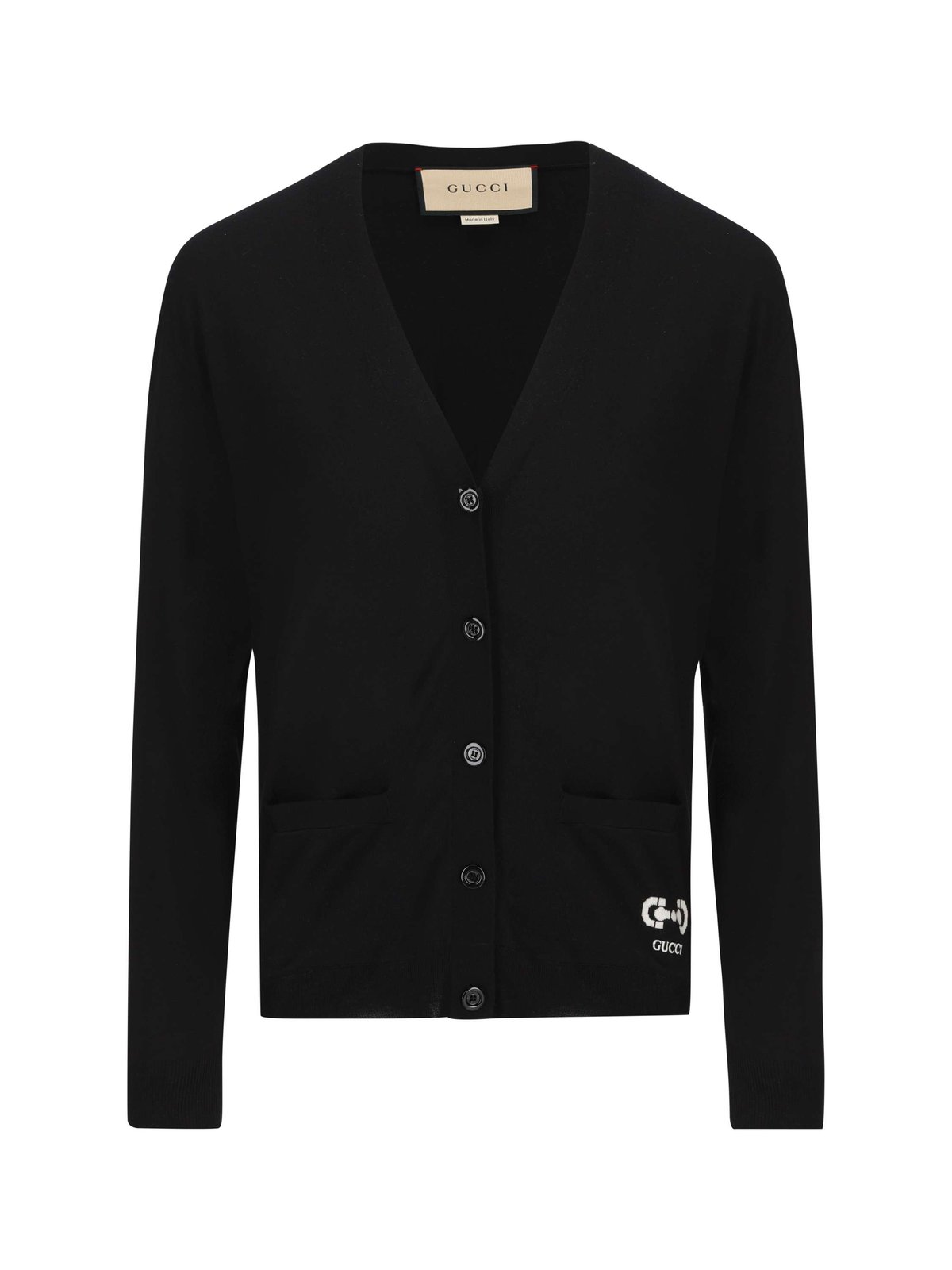 Gucci GG Intarsia Knit Cardigan