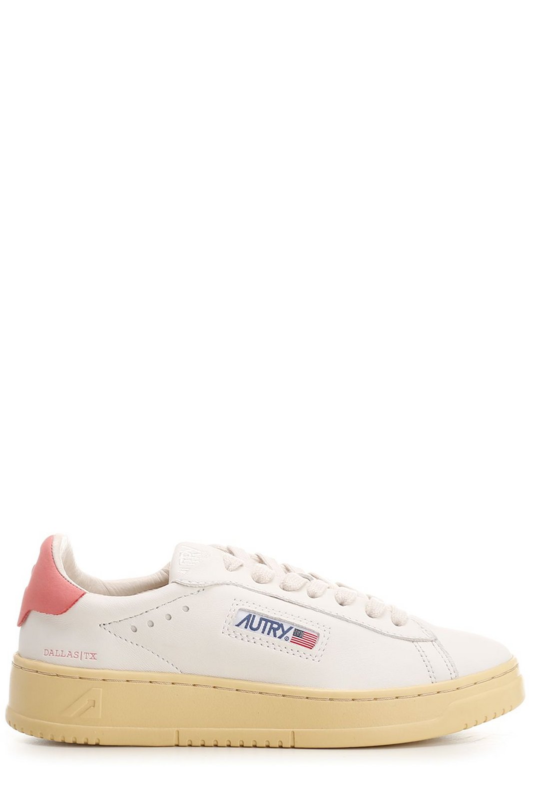 Autry Round Toe Lace-Up Sneakers