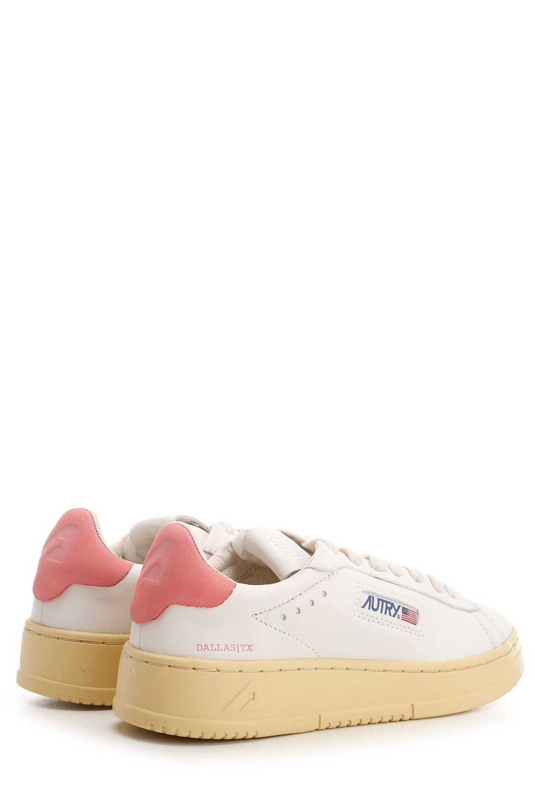Autry Round Toe Lace-Up Sneakers