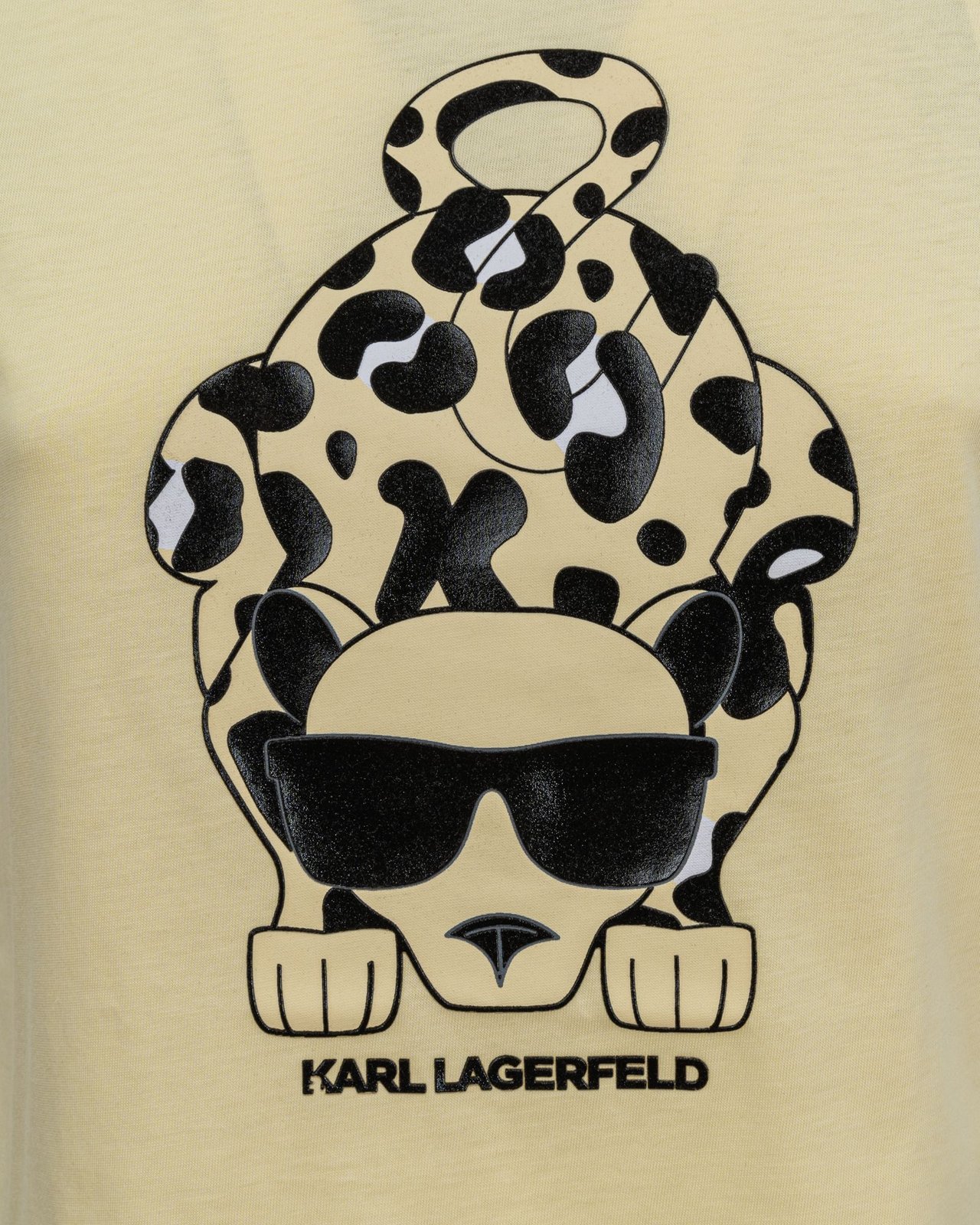 Karl Lagerfeld Karlimal Printed Crewneck T-Shirt