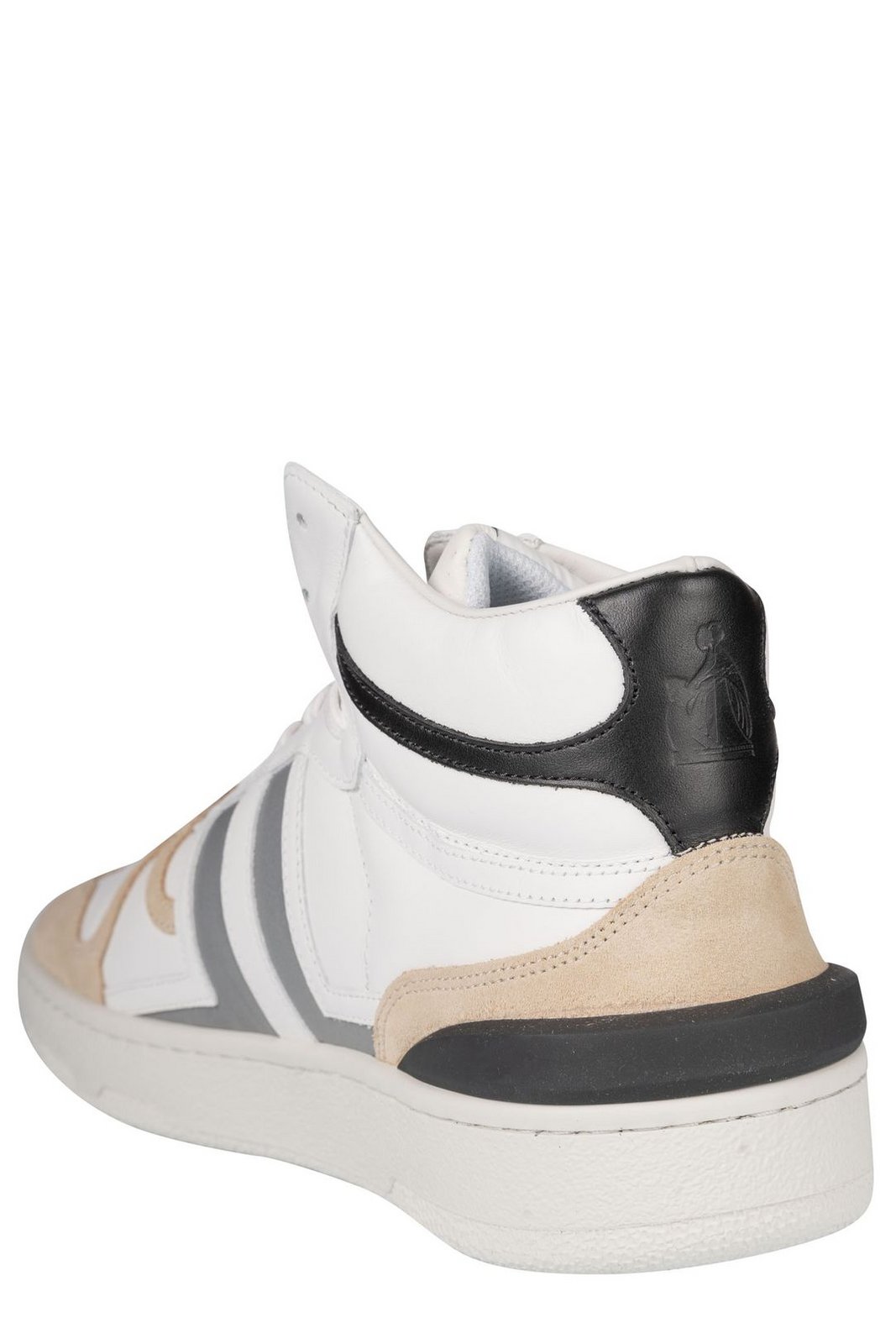 Lanvin Clay High-Top Panelled Sneakers
