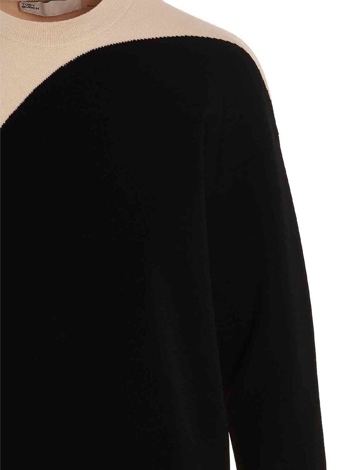 Tory Burch Colorblock Crewneck Knitted Jumper