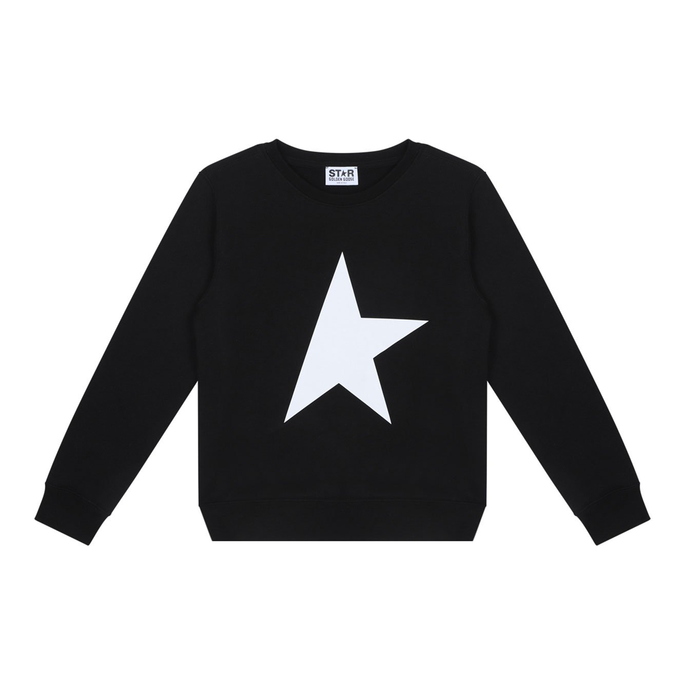 Golden Goose Kids Black Star Collection Long-Sleeved Sweatshirt