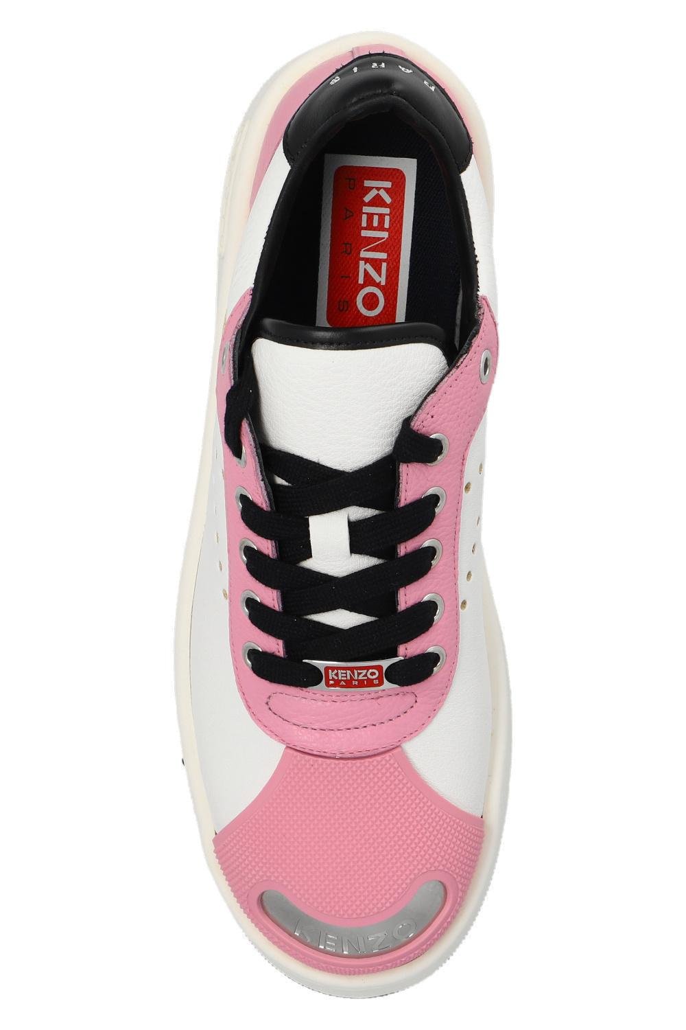 Kenzo Hoops Contrasting-Toecap Low-Top Sneakers