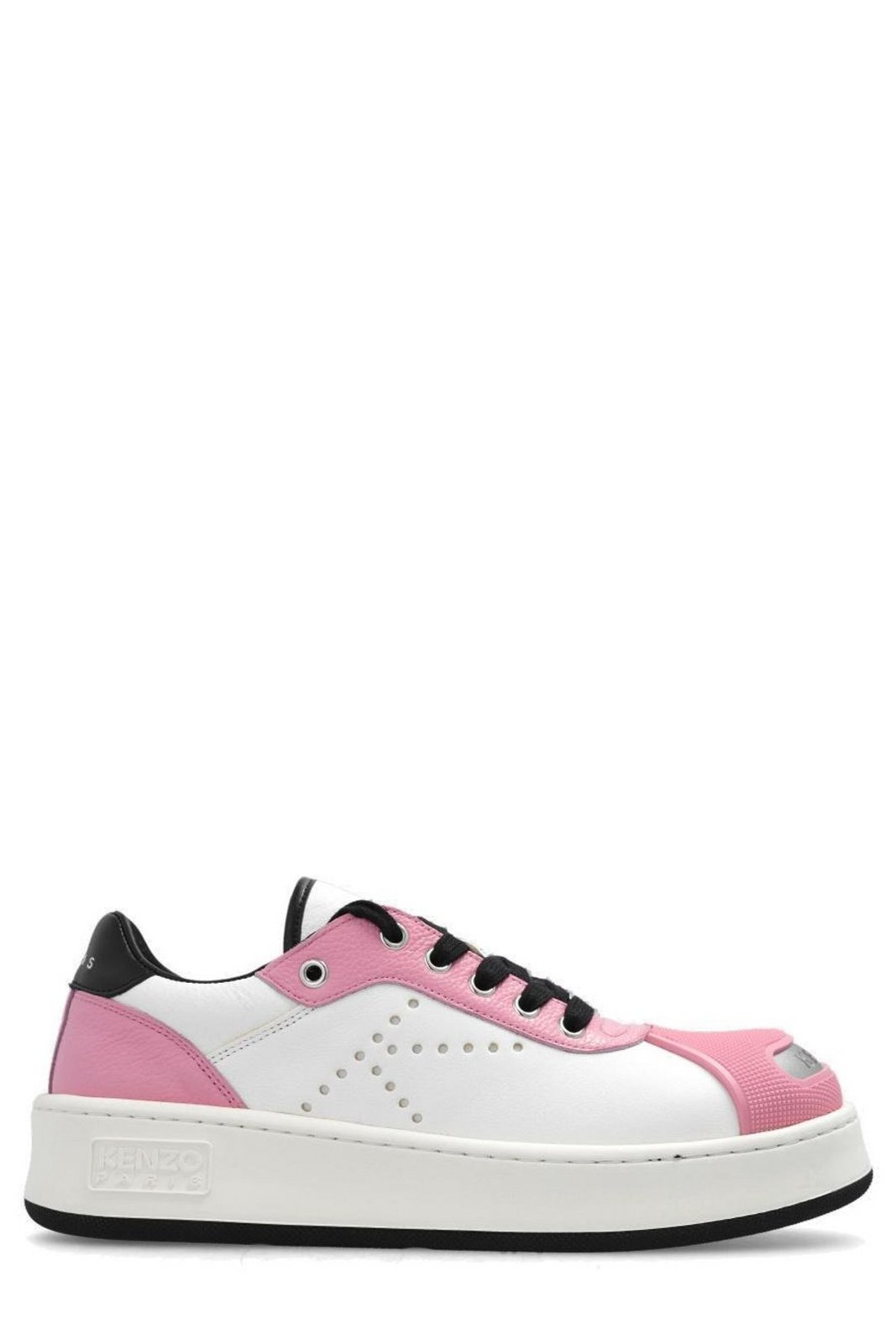 Kenzo Hoops Contrasting-Toecap Low-Top Sneakers