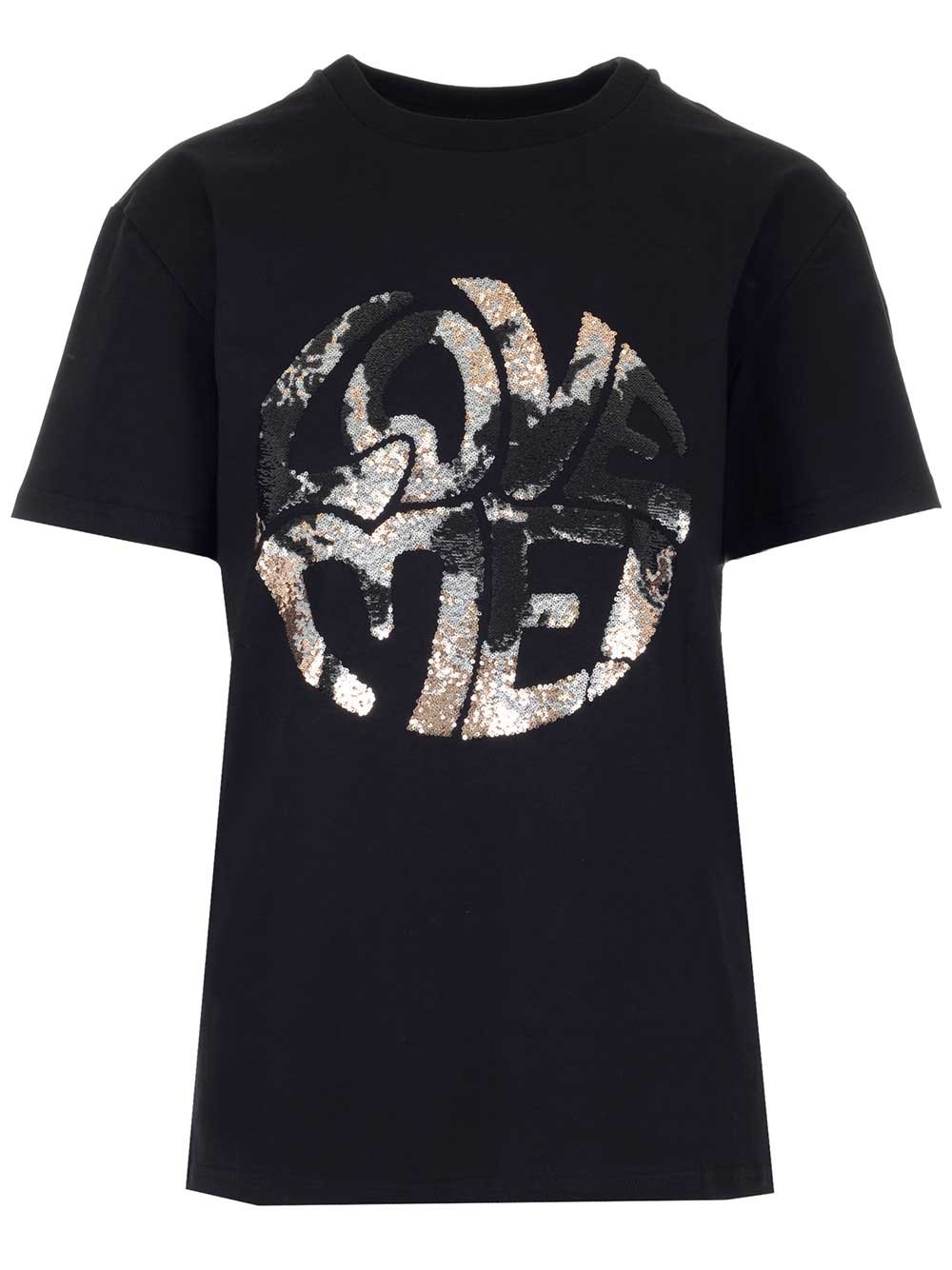 Alberta Ferretti Love Me Sequins T-Shirt