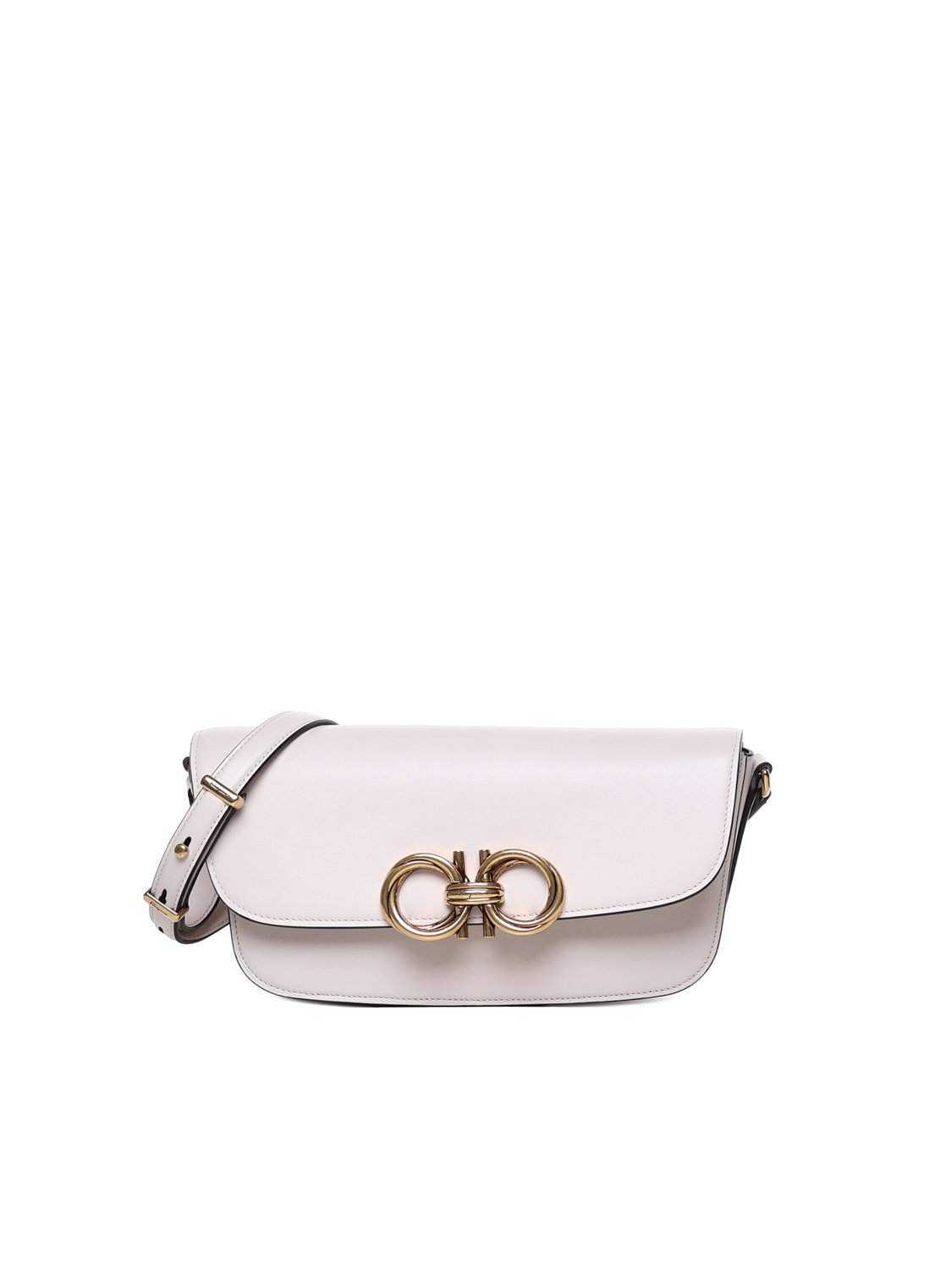 Ferragamo Trapezio Logo Plaque Small Shoulder Bag