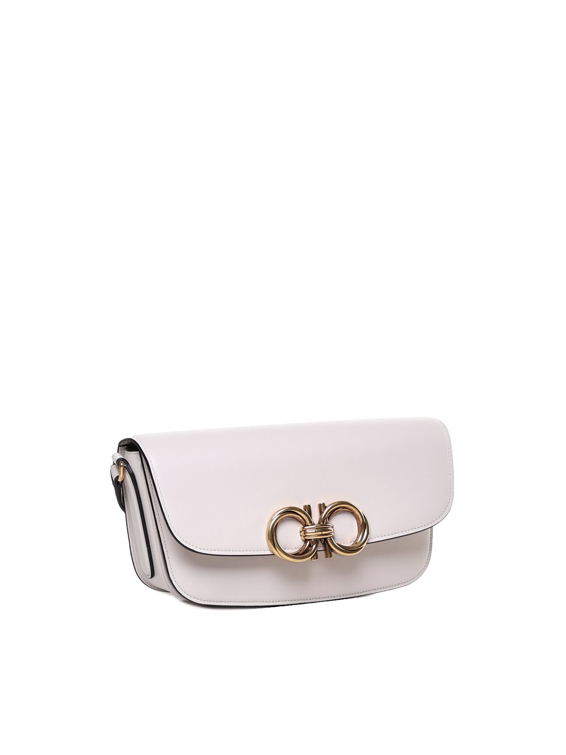 Ferragamo Trapezio Logo Plaque Small Shoulder Bag