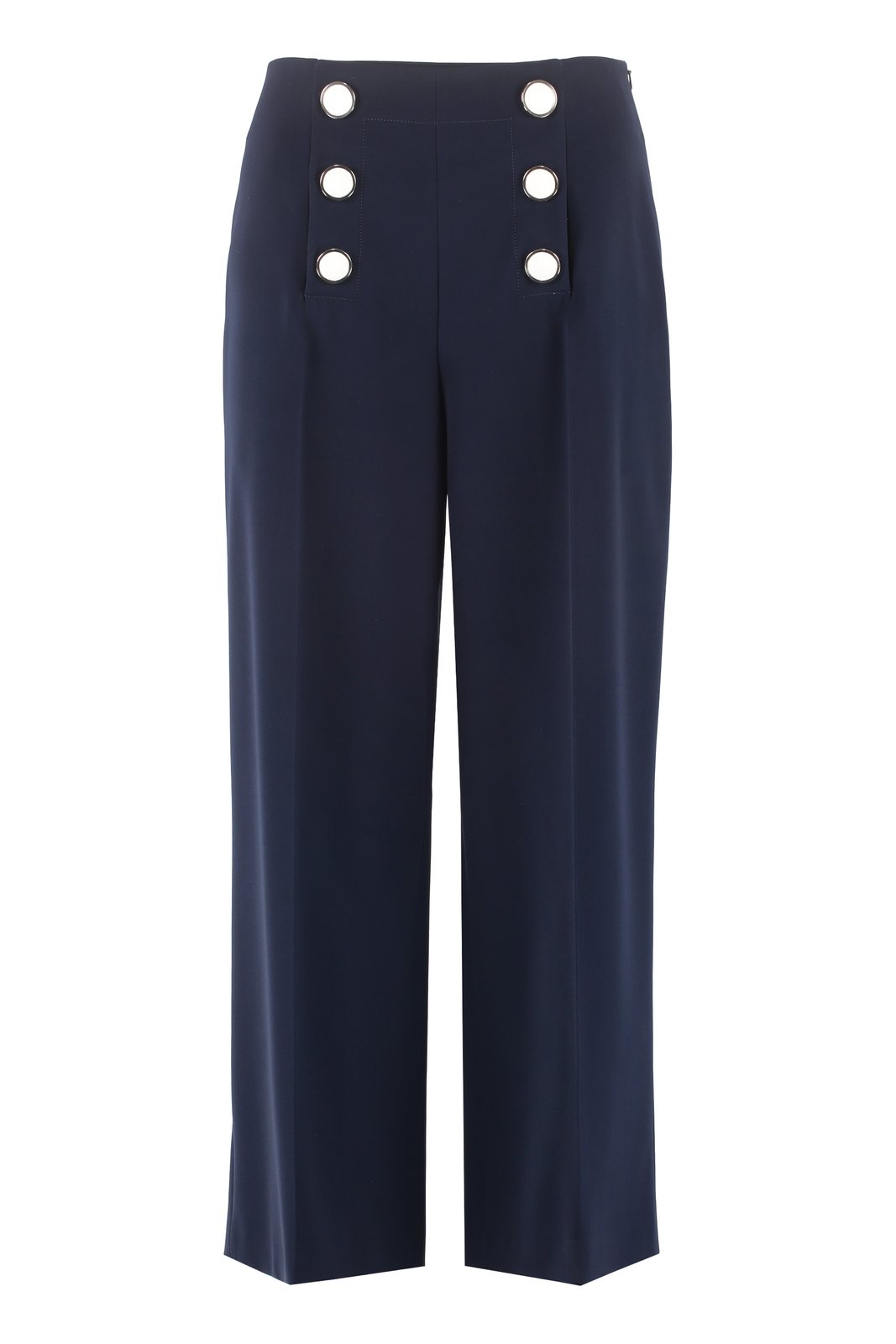 Boutique Moschino Button Detailed Wide Leg Trousers