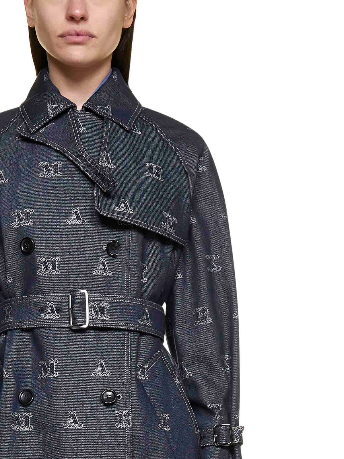 Max Mara Mescal Jacquard Trench Coat
