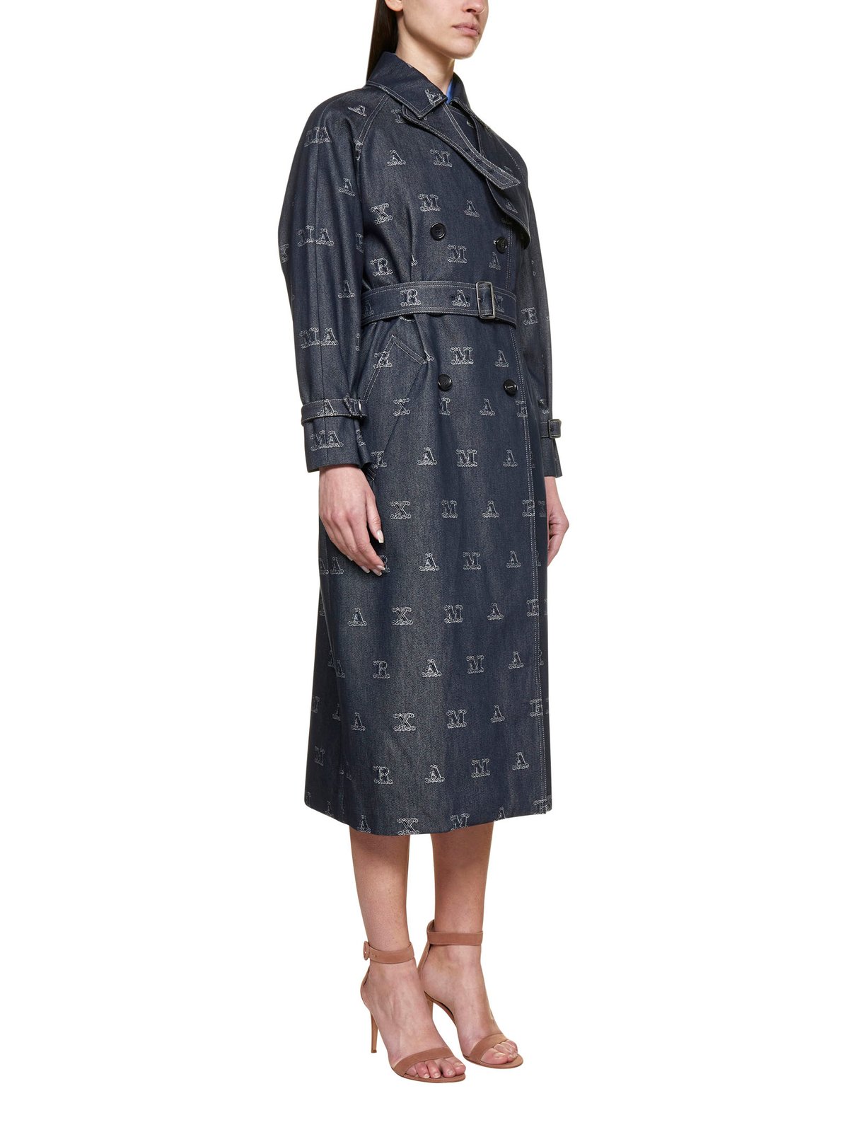 Max Mara Mescal Jacquard Trench Coat