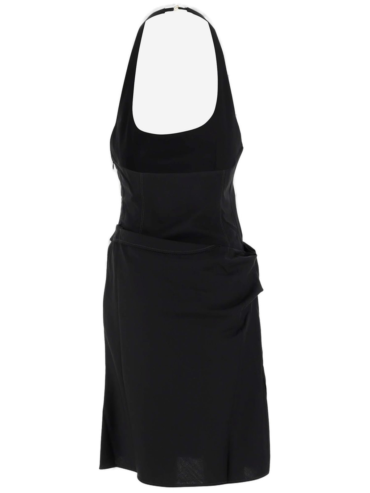 Jacquemus Cut-Out Sleeveless Slite-Detailed Dress