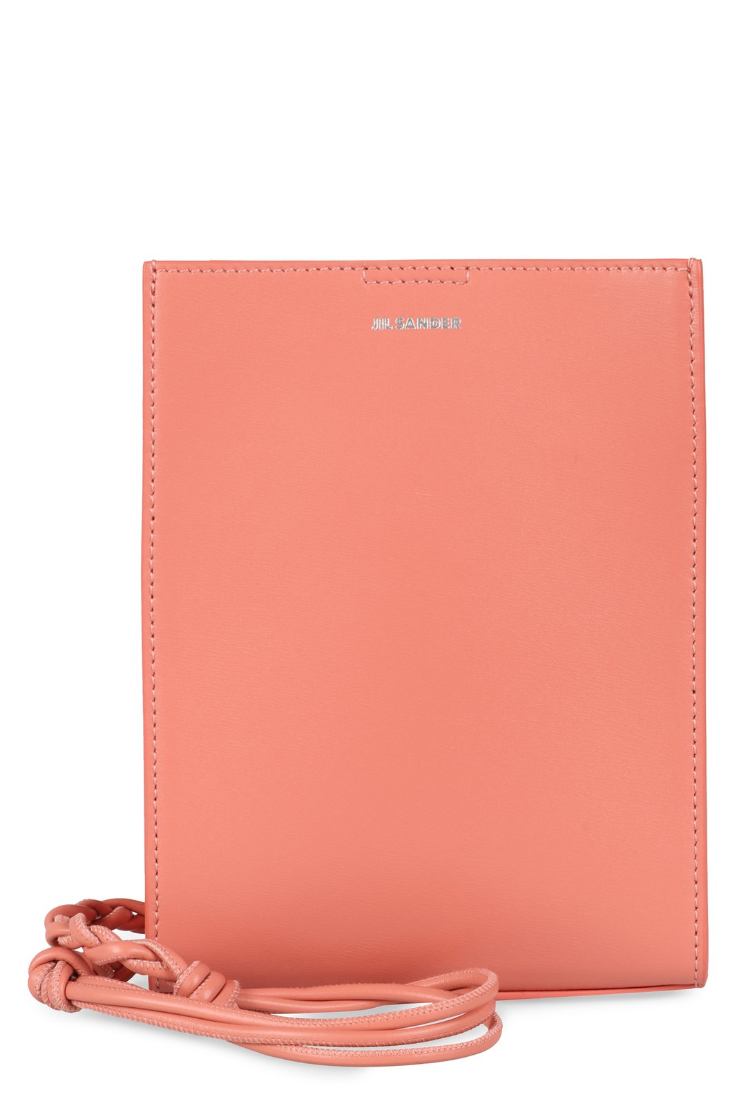 Jil Sander Tangle Small Logo Embossed Crossbody Bag