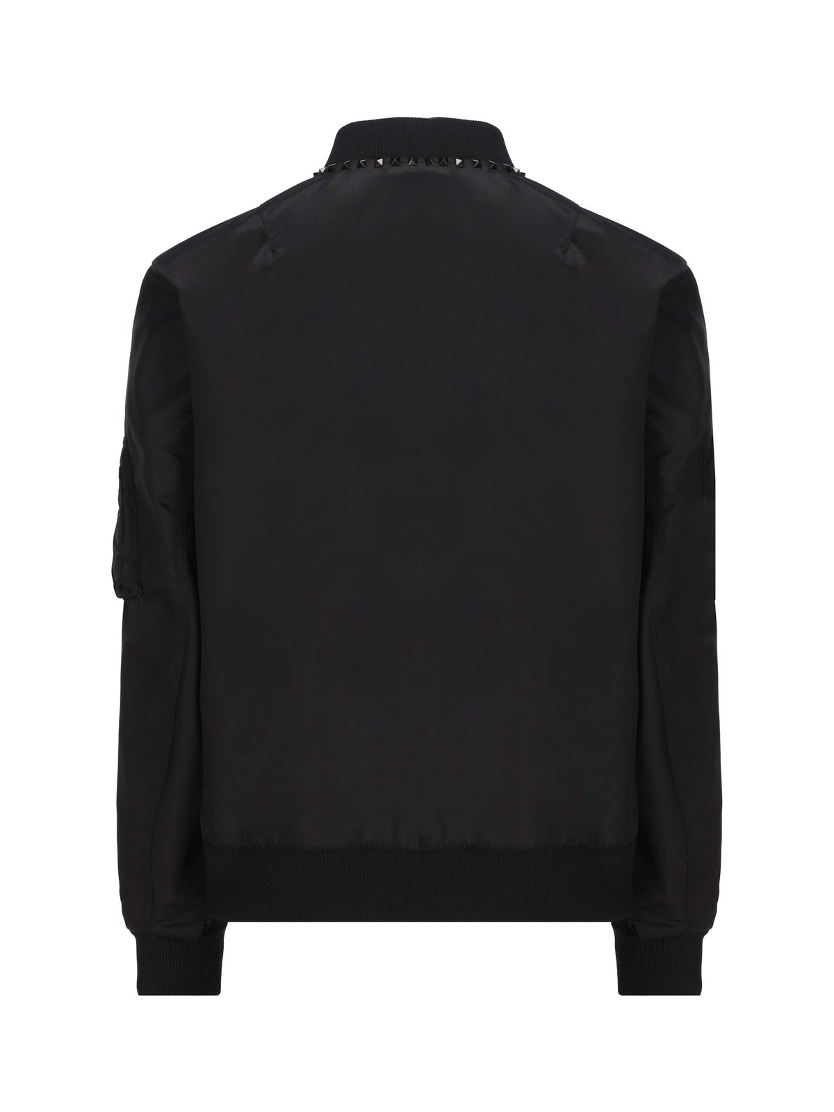 Valentino Stud Detailed Zip-Up Bomber Jacket 3 Valentino Stud Detailed Zip-Up Bomber Jacket