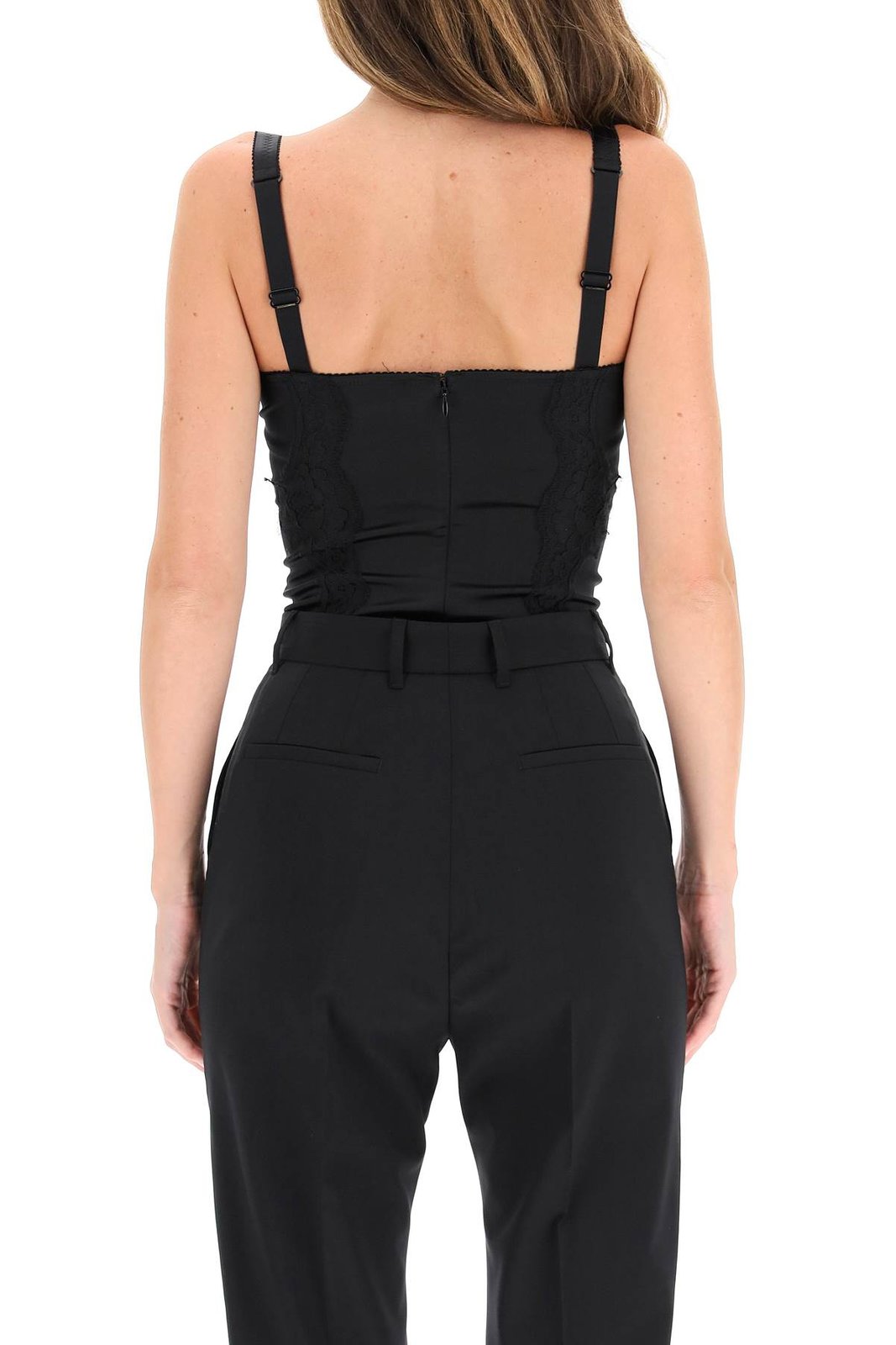 Dolce & Gabbana Lace Balconette Bodysuit