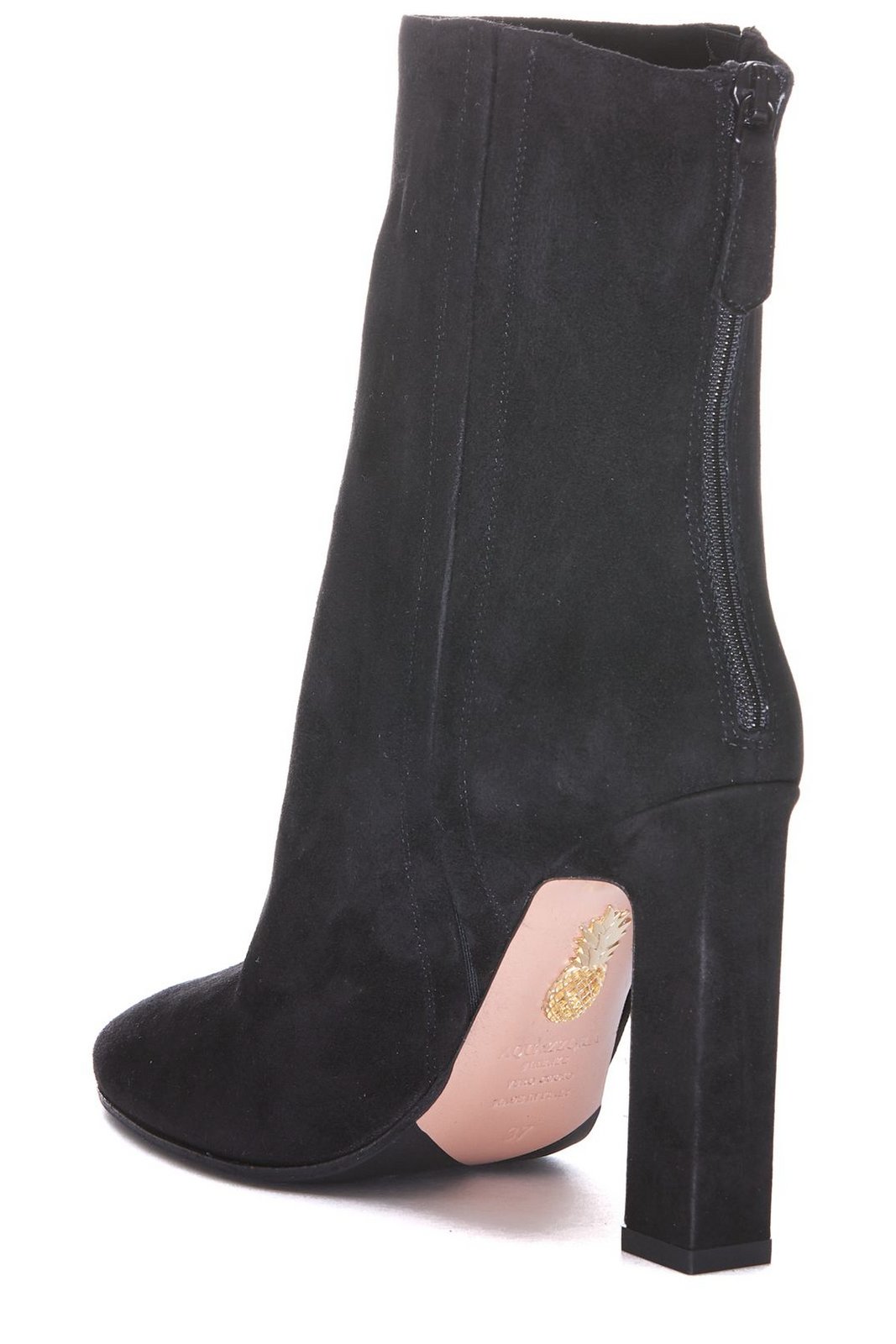 Aquazzura Joplin Zip-Up Ankle Boots