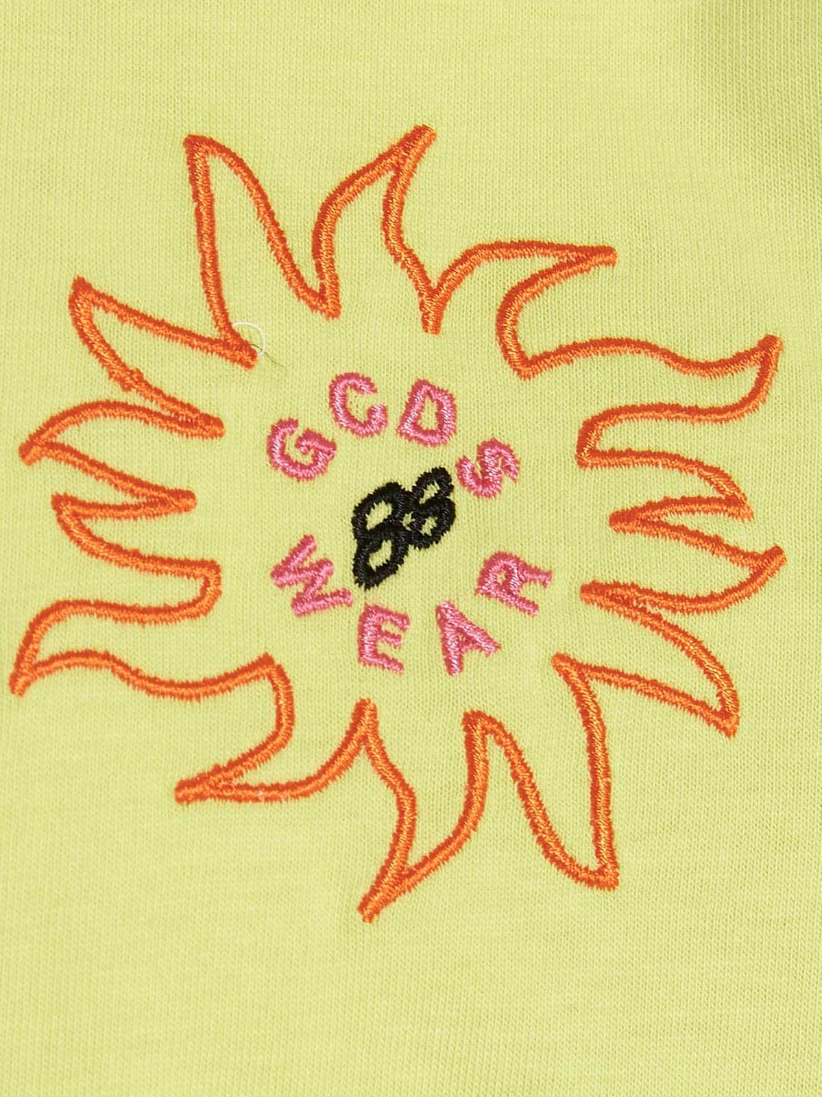 GCDS Surfing Weirdo Printed Crewneck T-Shirt