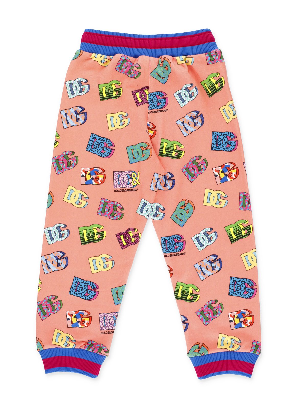 Dolce & Gabbana Kids 80s All-Over Printed Tapered Trousers