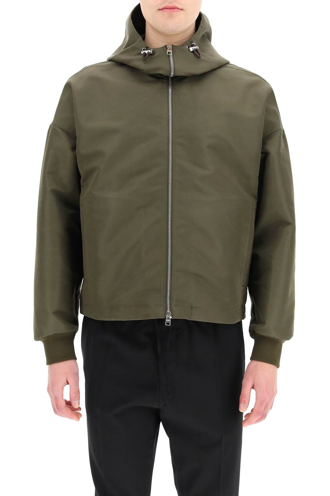 Alexander McQueen Zipped Hooded Jacket