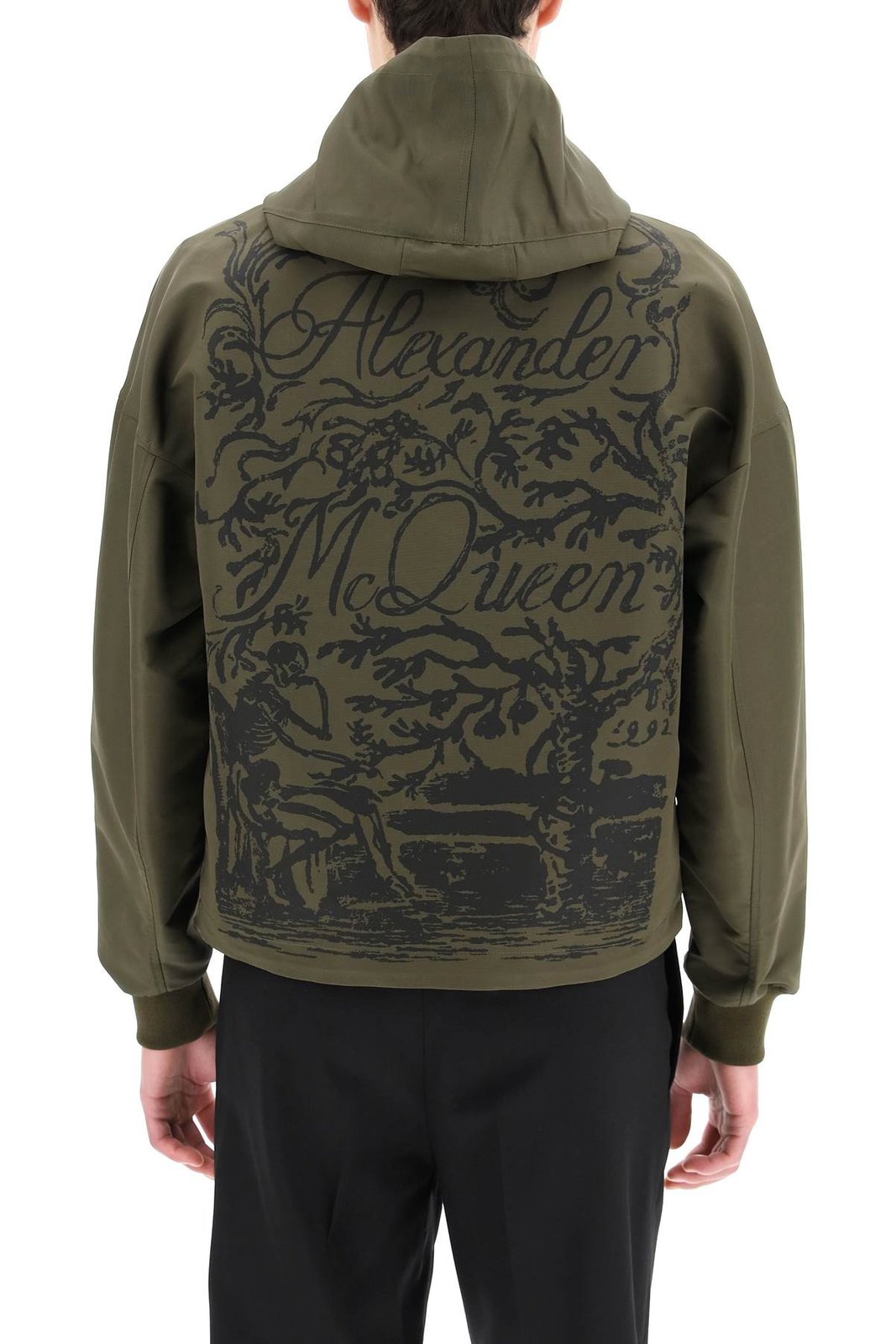 Alexander McQueen Zipped Hooded Jacket