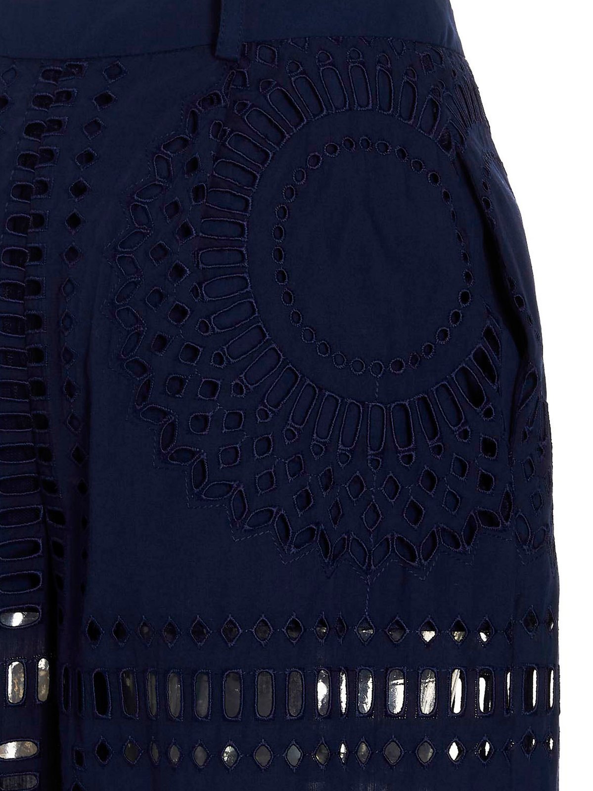 Alberta Ferretti Embroidered Pants