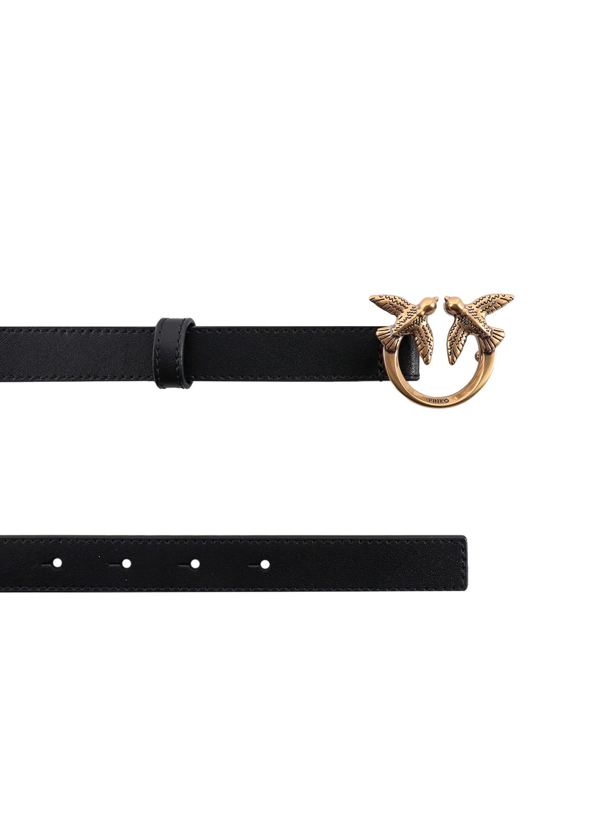 Pinko Love Bird Plaque Buckle Belt