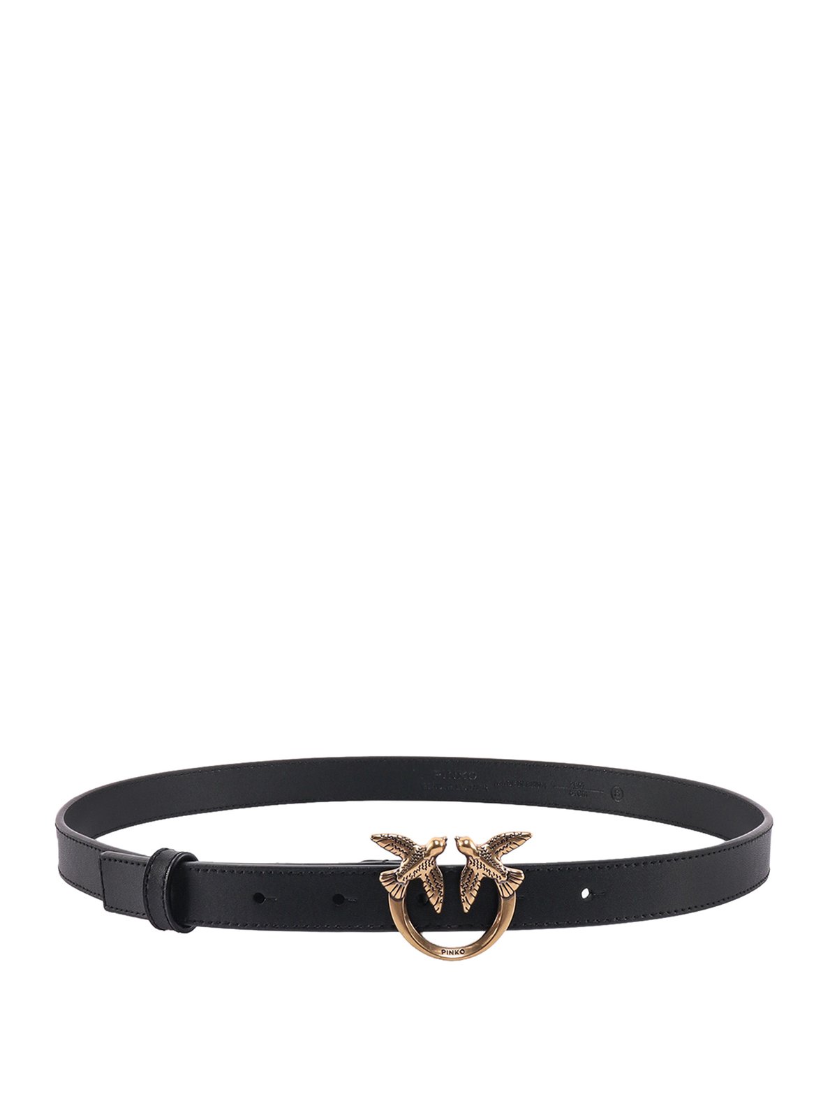 Pinko Love Bird Plaque Buckle Belt